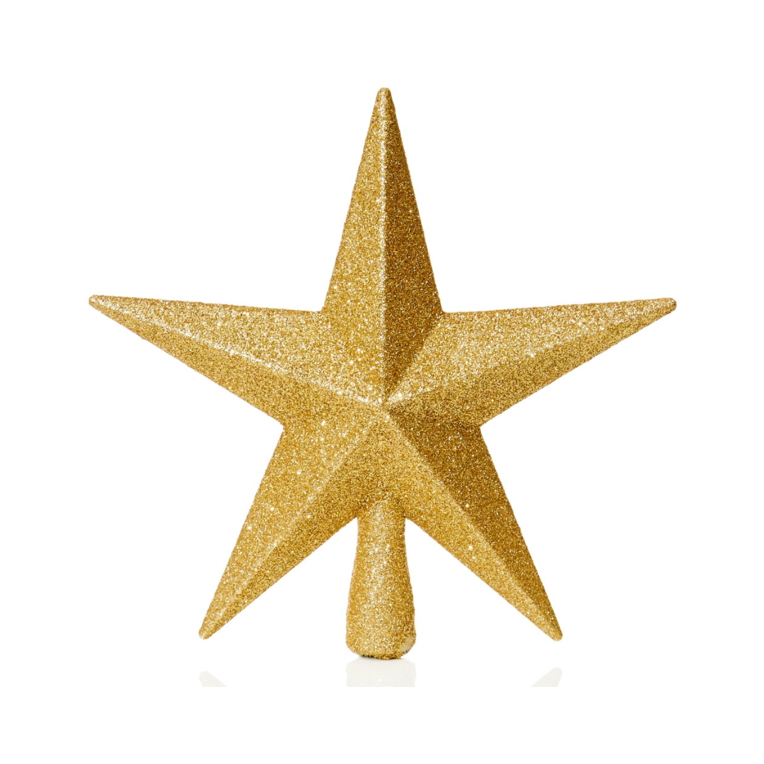 Fabulous Gifts Christmas Christmas Tree Top Champagne Gold Star by Weirs of Baggot Street