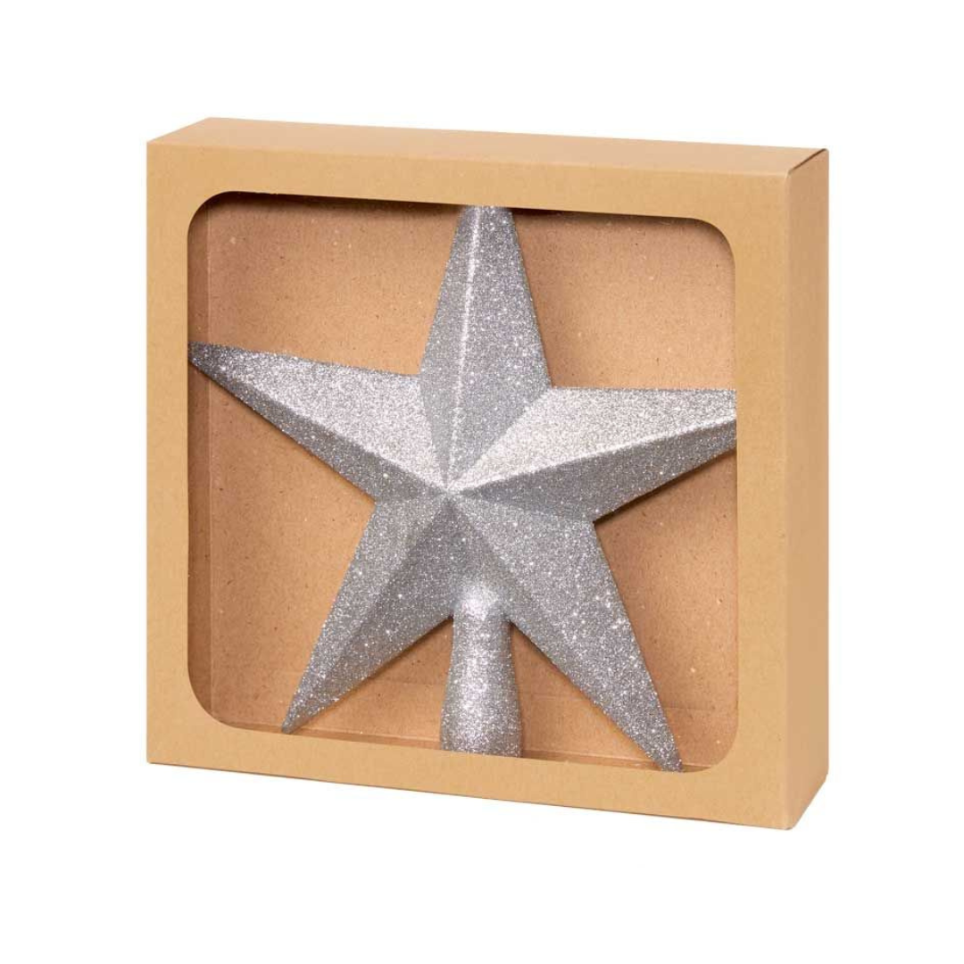 Fabulous Gifts Christmas Christmas Tree Top Silver Finish Star by Weirs of Baggot Street