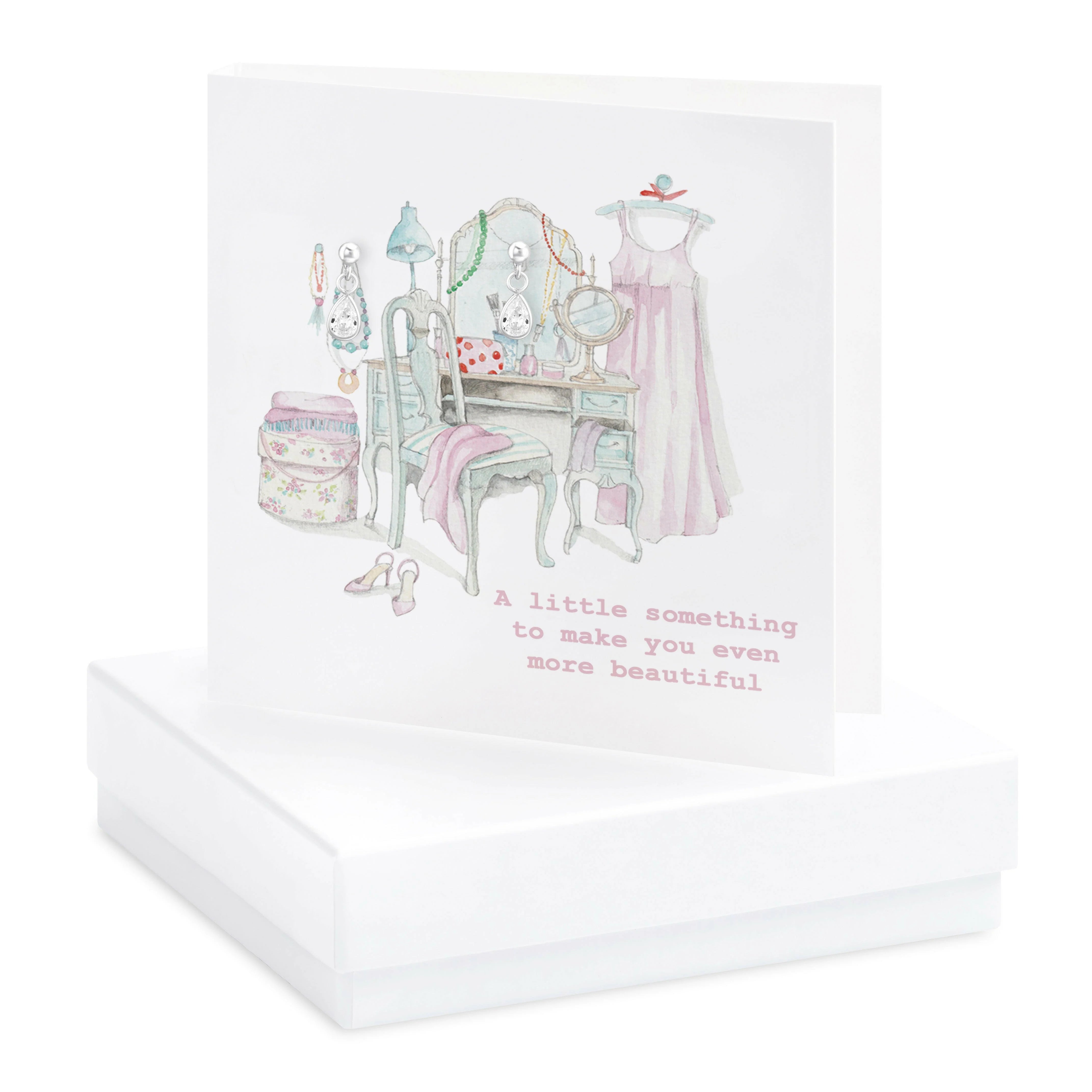 Fabulous Gifts Crumble & Core Box Dressing Table  Earring Card by Weirs of Baggot Street