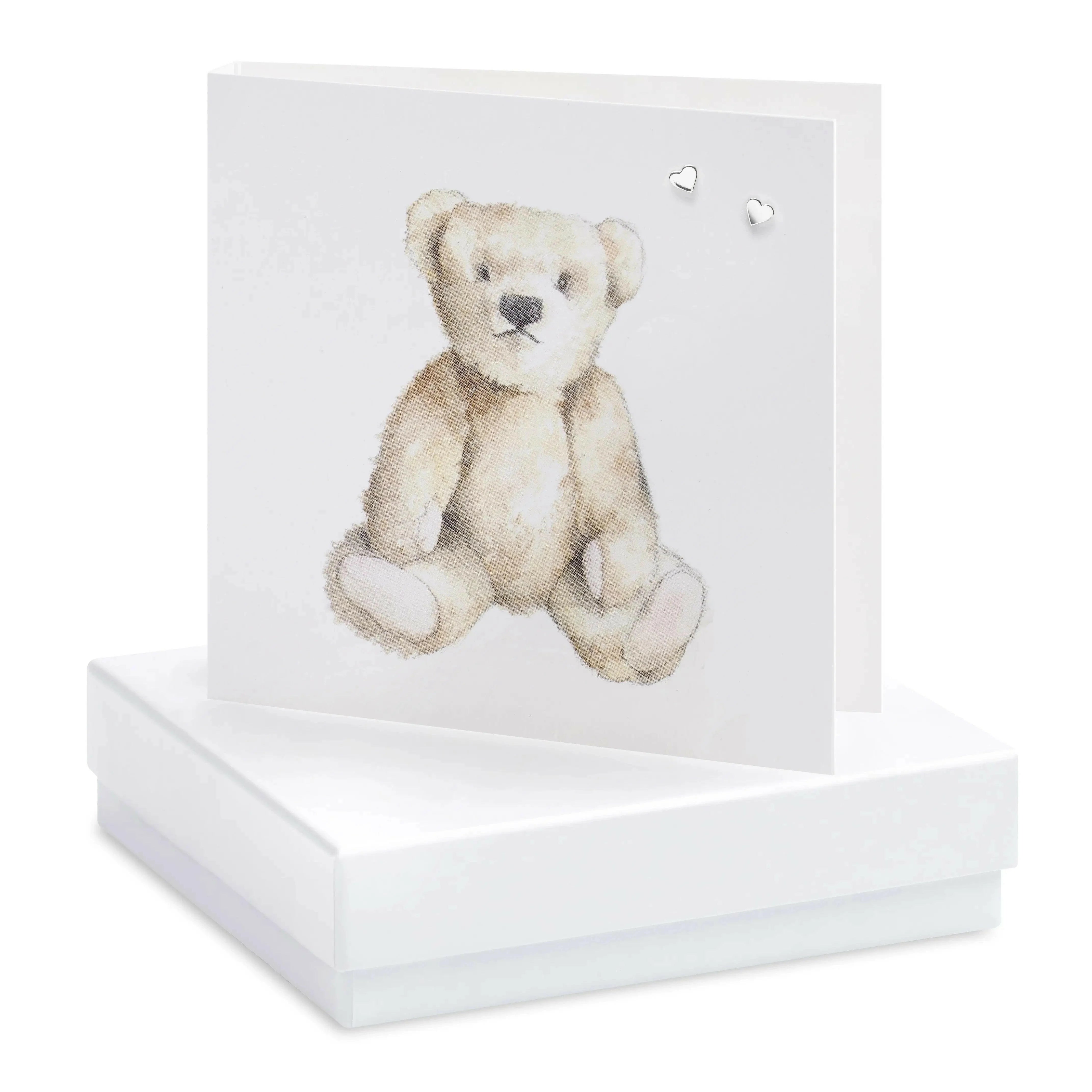 Fabulous Gifts Crumble & Core Box Teddy Earring Card by Weirs of Baggot Street