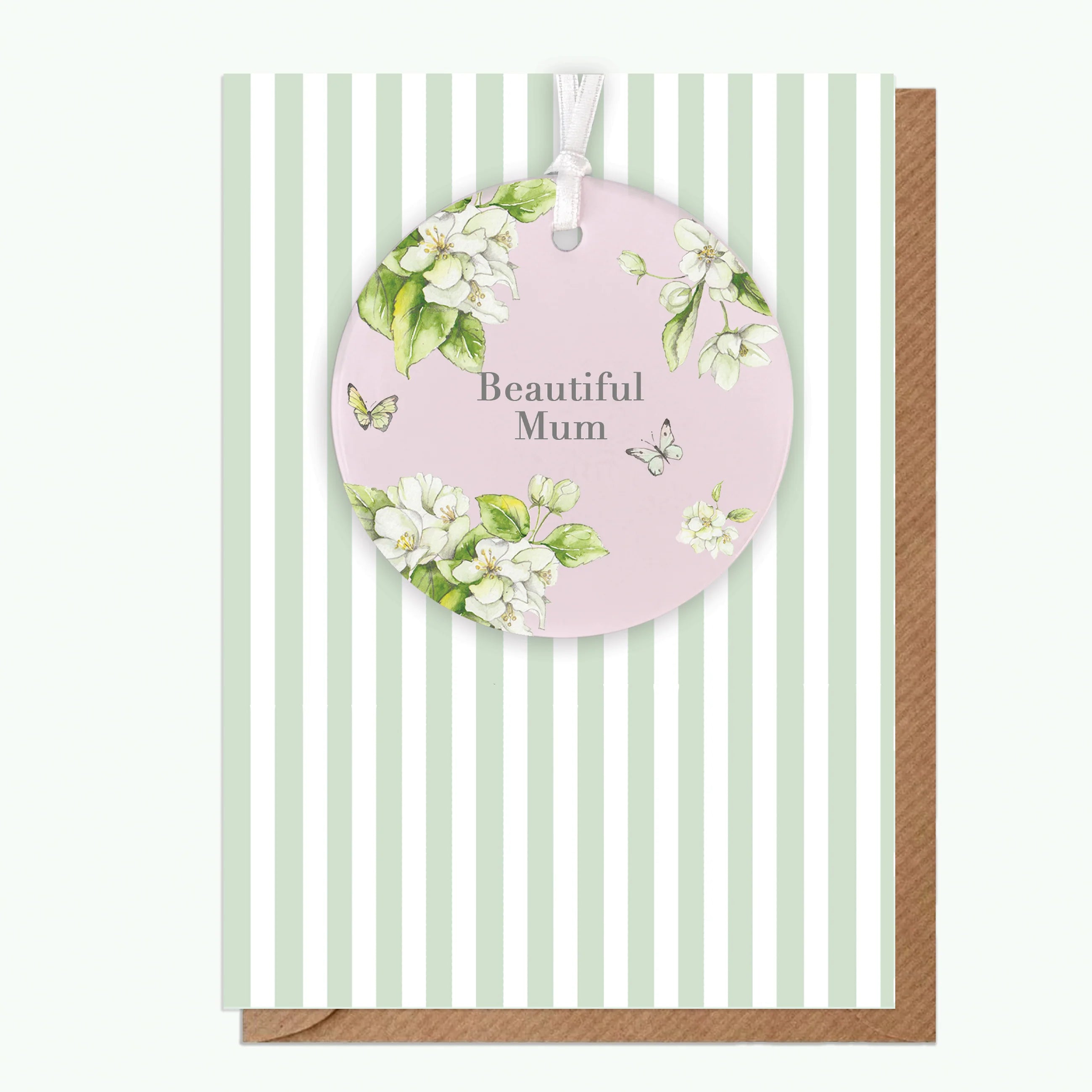 Fabulous Gifts Crumble & Core Keepsake Blossom Pink Beautiful Mum Card by Weirs of Baggot Street