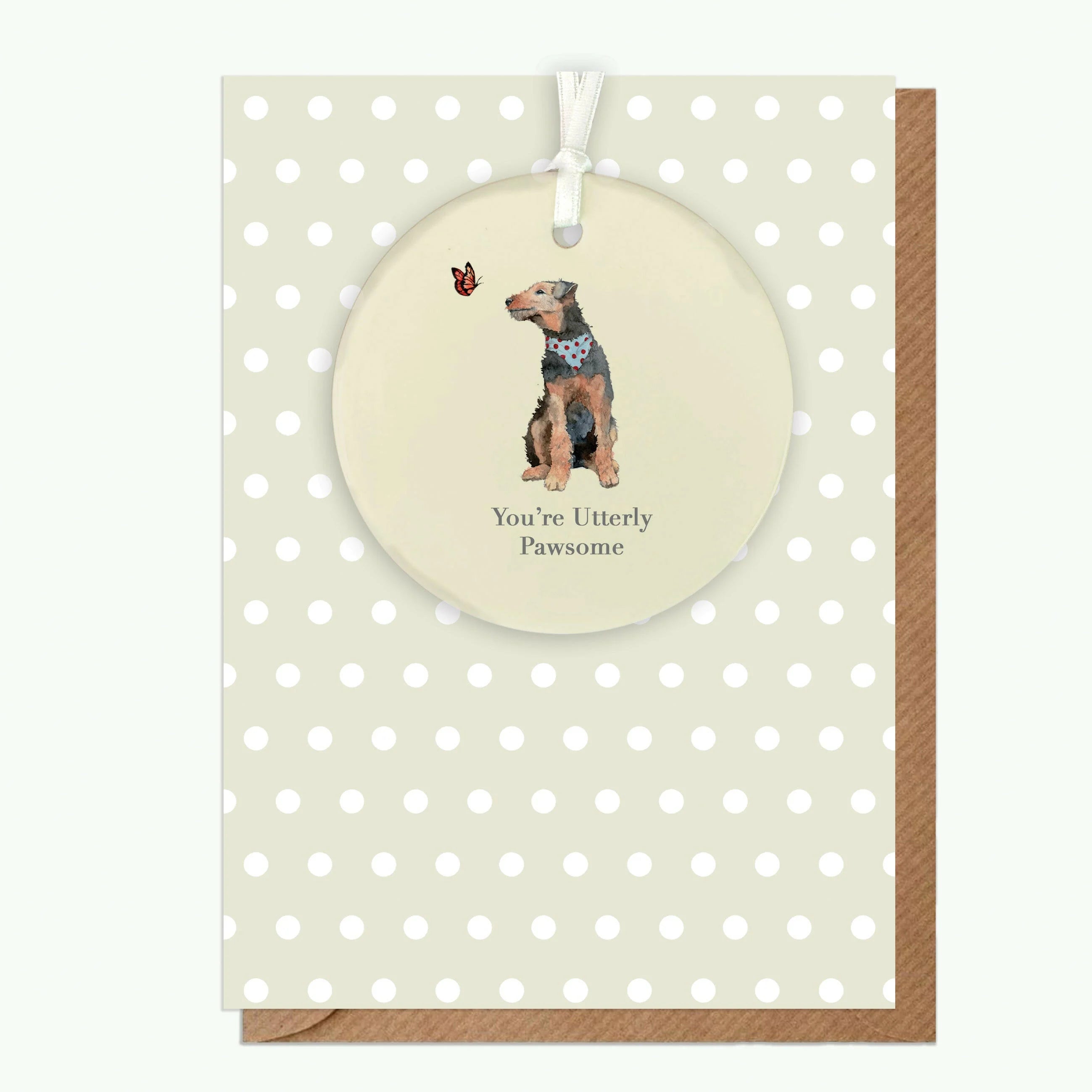 Fabulous Gifts Crumble & Core Keepsake Dog You'Re Pawsome Card by Weirs of Baggot Street