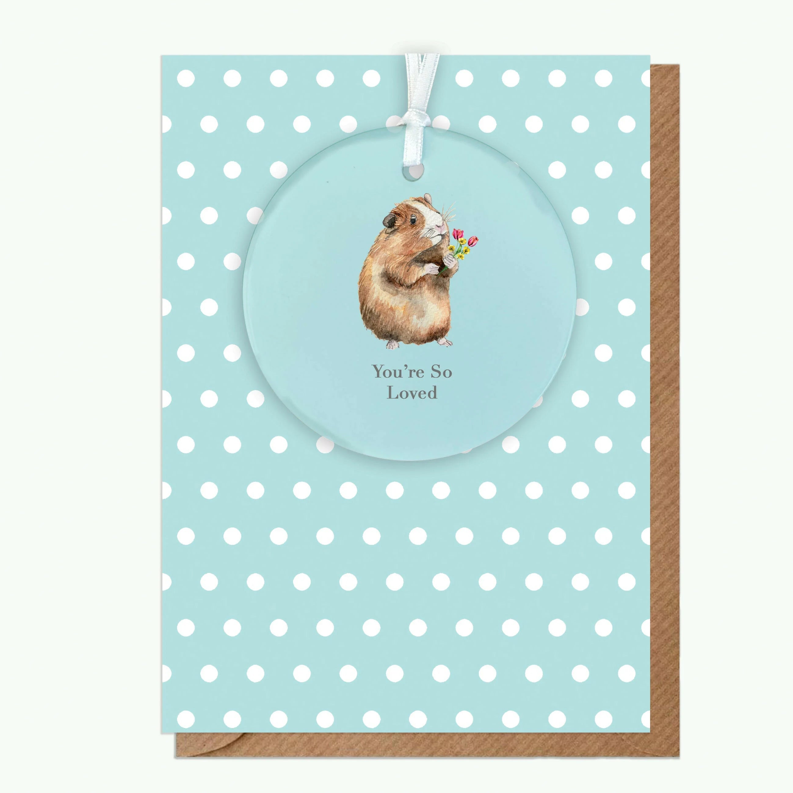 Fabulous Gifts Crumble & Core Keepsake Guinea Pig So Loved Card by Weirs of Baggot Street