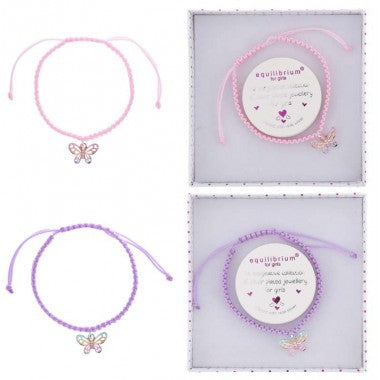 Fabulous Gifts Equilibrium Jewellery Butterfly Friendship Bracelet by Weirs of Baggot Street