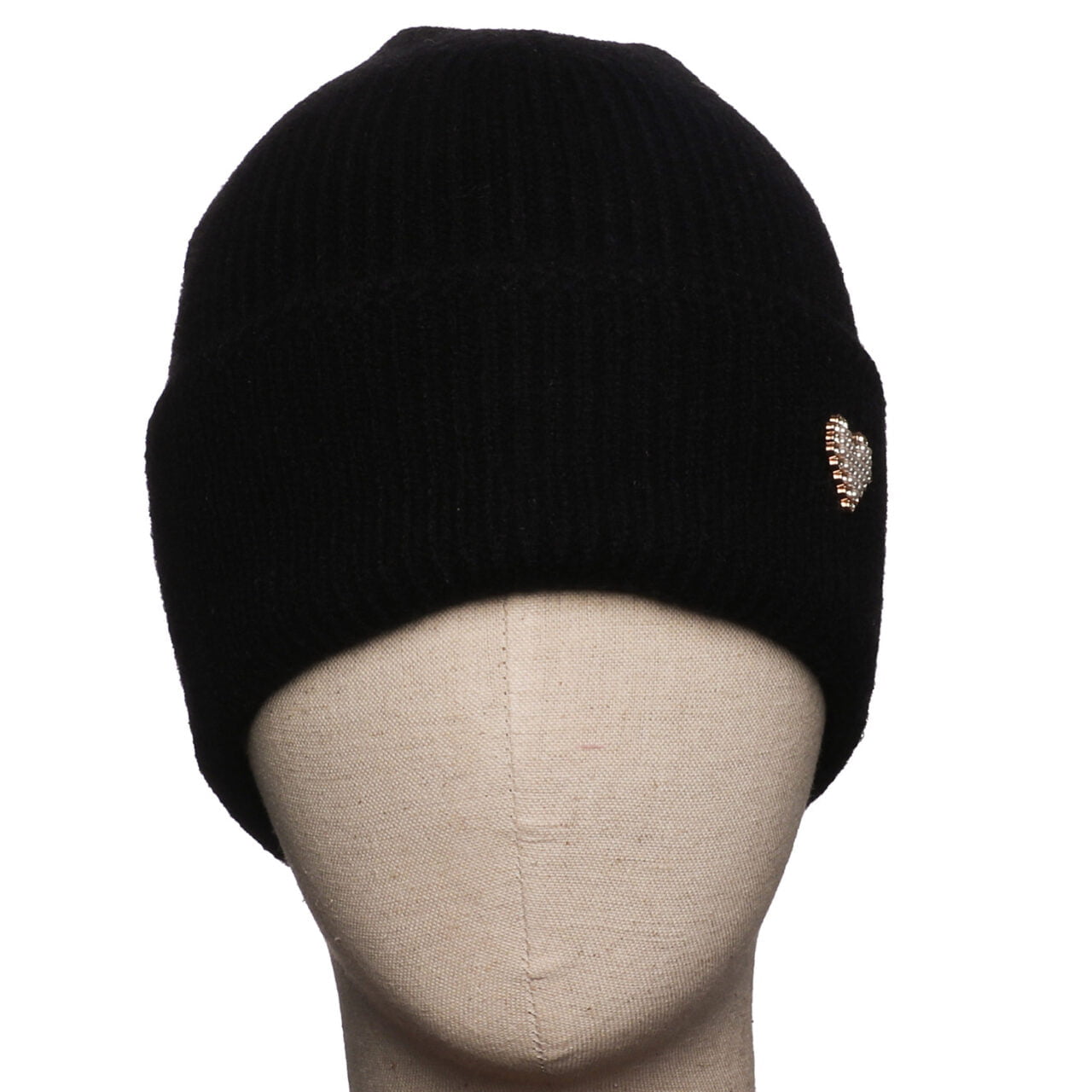 Fabulous Gifts Fashion Black Hearts Beanie by Weirs of Baggot Street