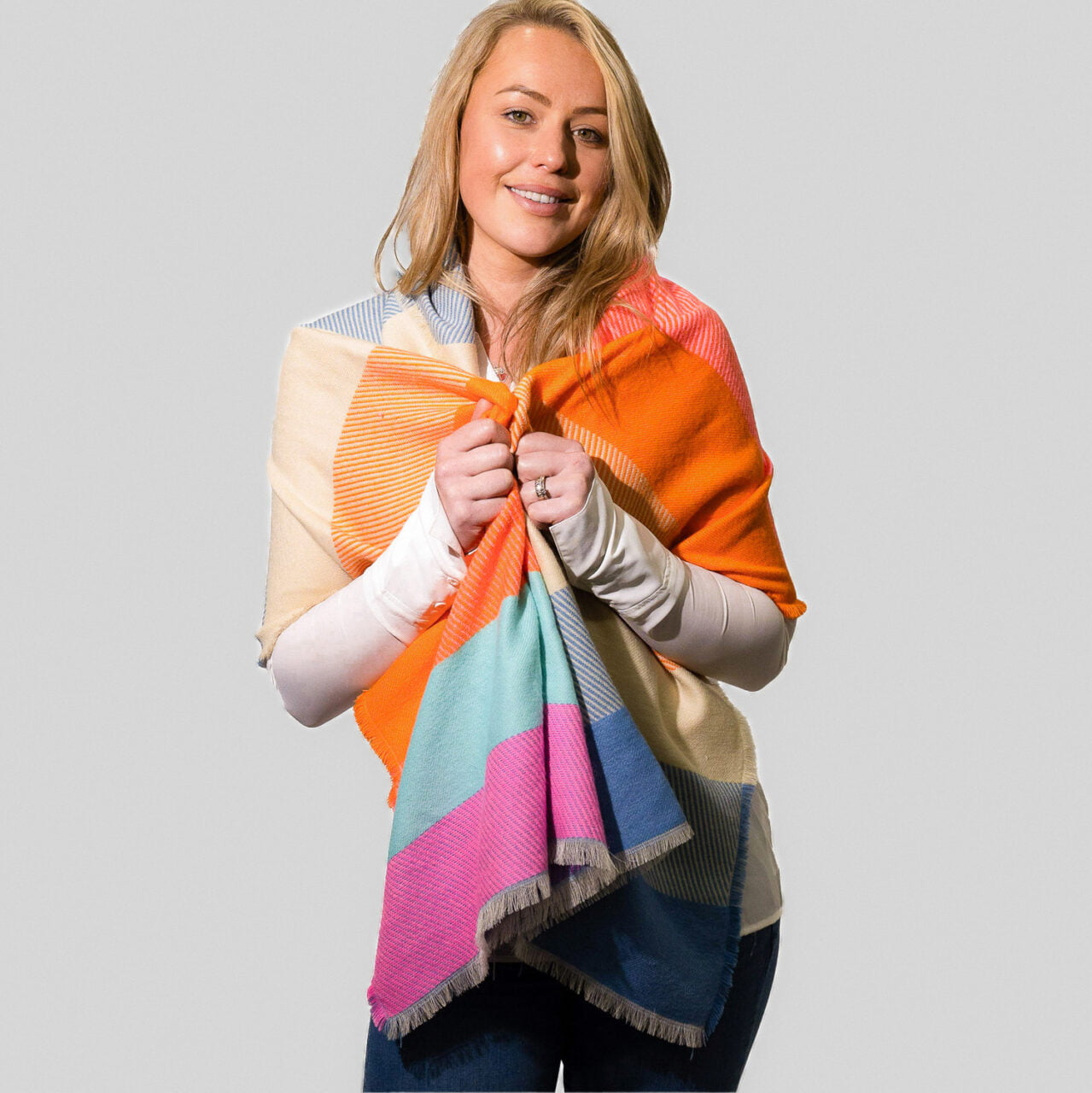 Fabulous Gifts Fashion Bold Stripe Scarf by Weirs of Baggot Street