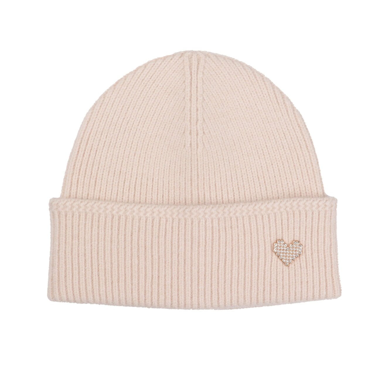 Fabulous Gifts Fashion Cream Hearts Beanie by Weirs of Baggot Street