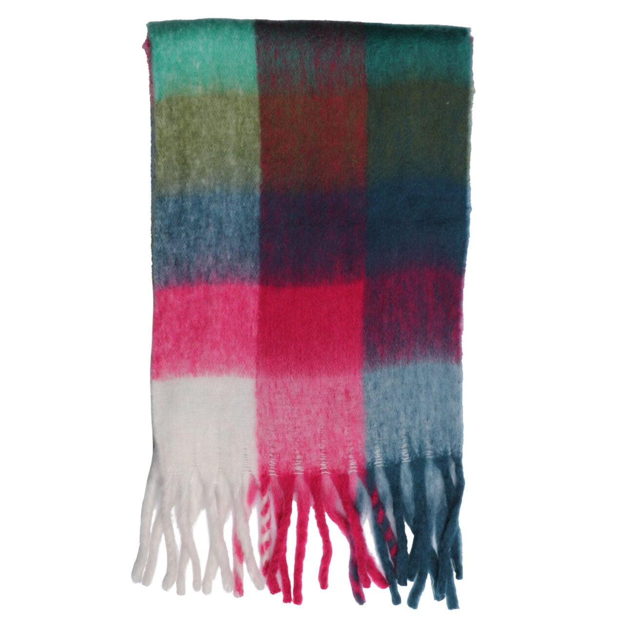 Fabulous Gifts Fashion Scarf Blanket Multi Check by Weirs of Baggot Street