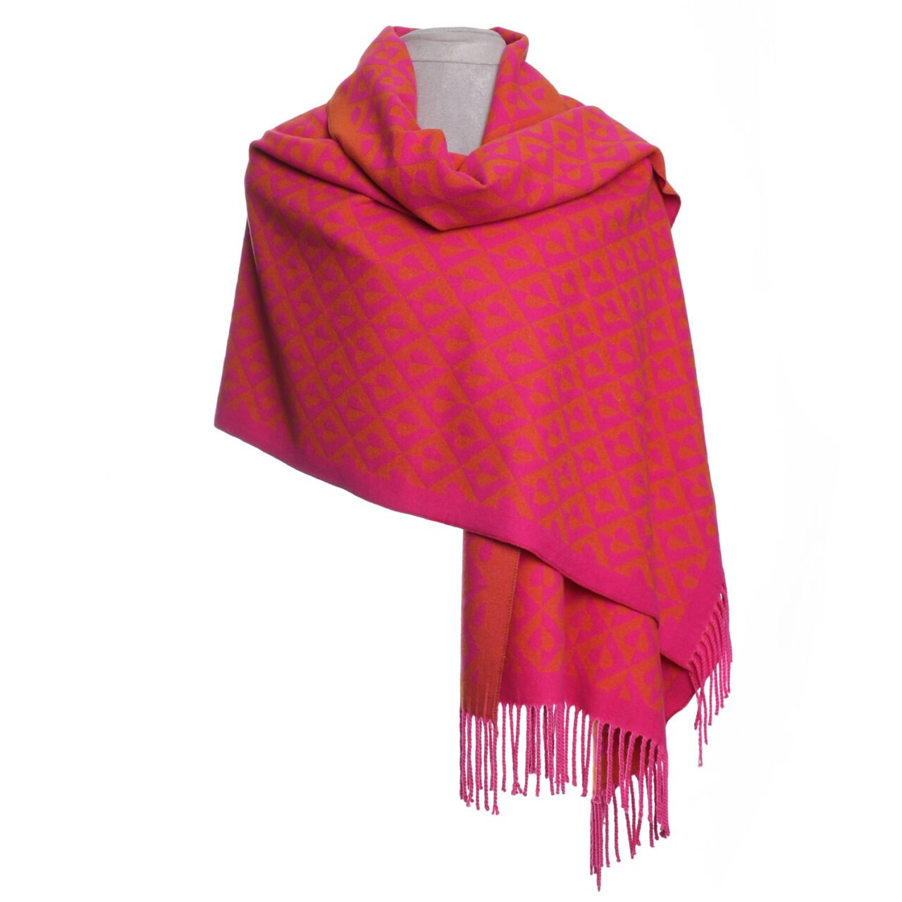 Fabulous Gifts Fashion Super Soft Pink Heart Wrap by Weirs of Baggot Street