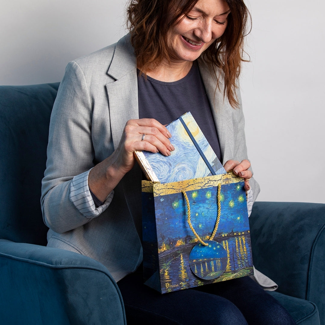 Fabulous Gifts Gift Bag Medium - Van Gogh - Starry Night by Weirs of Baggot Street