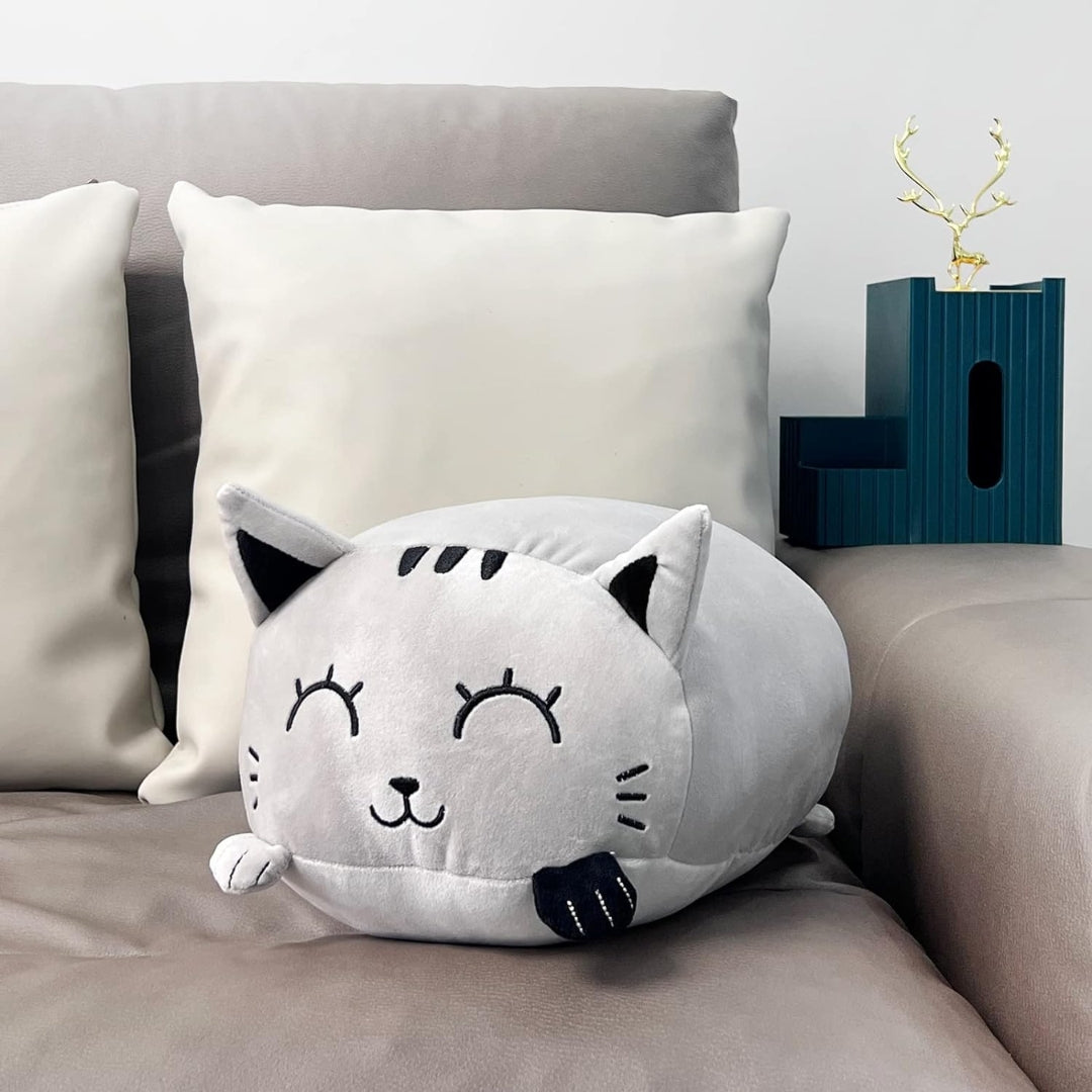 Fabulous Gifts Gigantic Squishy Cushion Grey Cat by Weirs of Baggot Street