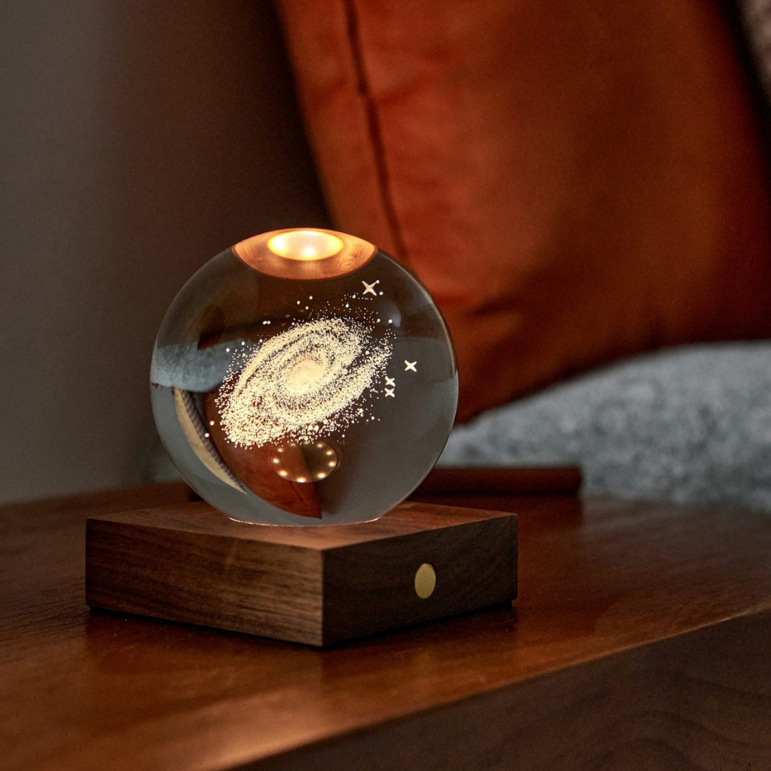 Fabulous Gifts Gingko Design Amber Crystal Light Galaxy by Weirs of Baggot Street