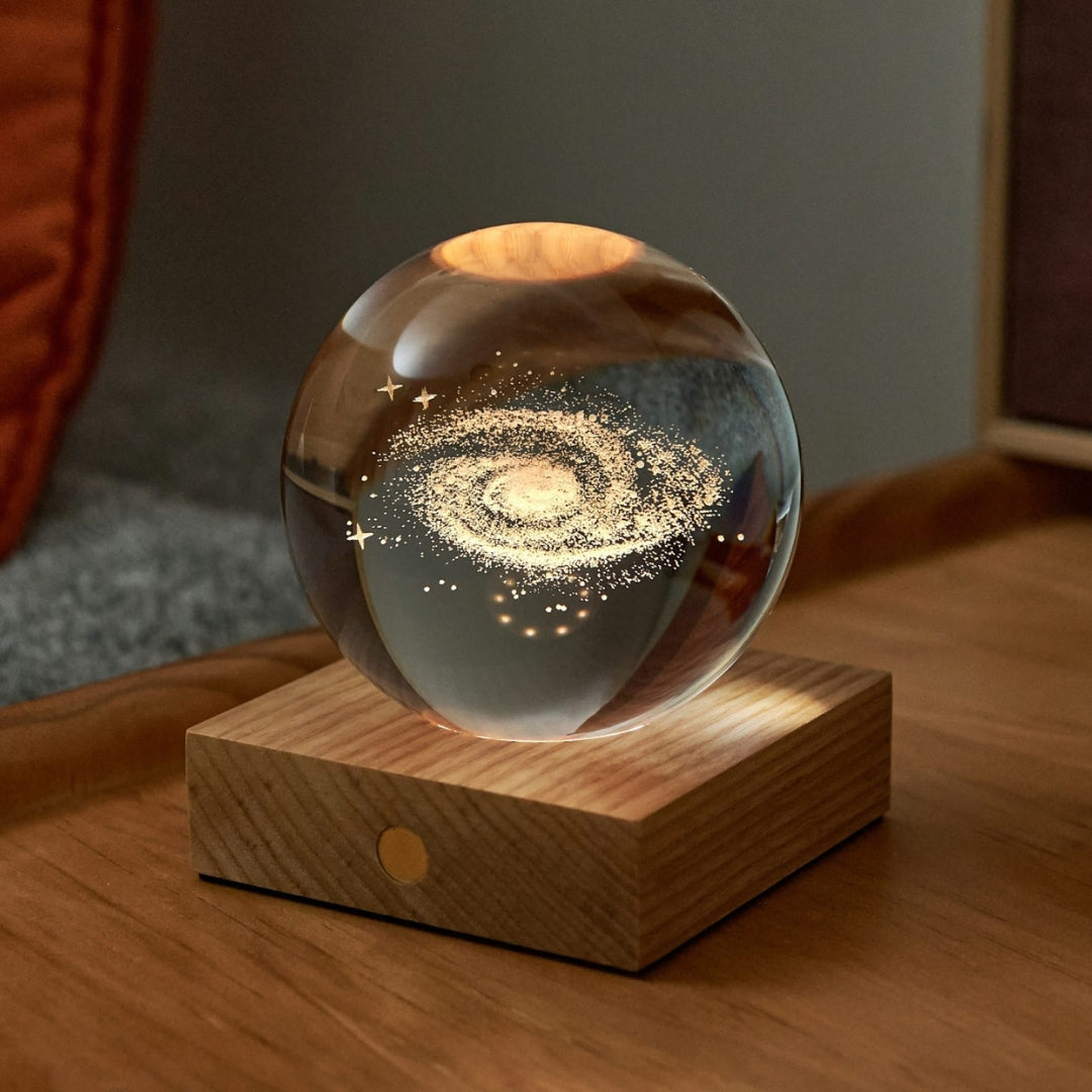 Fabulous Gifts Gingko Design Amber Crystal Light Galaxy by Weirs of Baggot Street