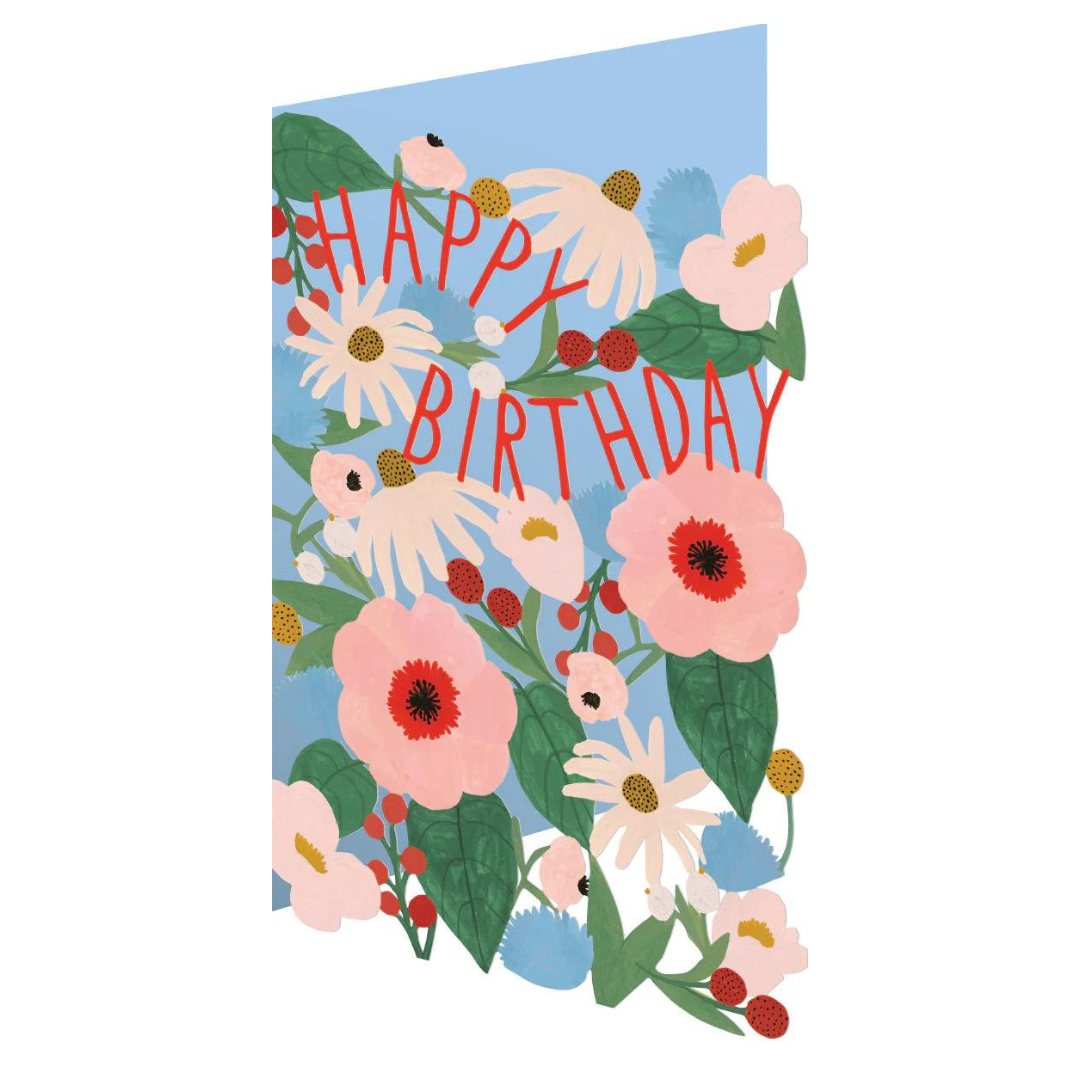 Fabulous Gifts Greeting Cards Roger La Borde Big Pink Birthday Birthday Lasercut Card by Weirs of Baggot Street