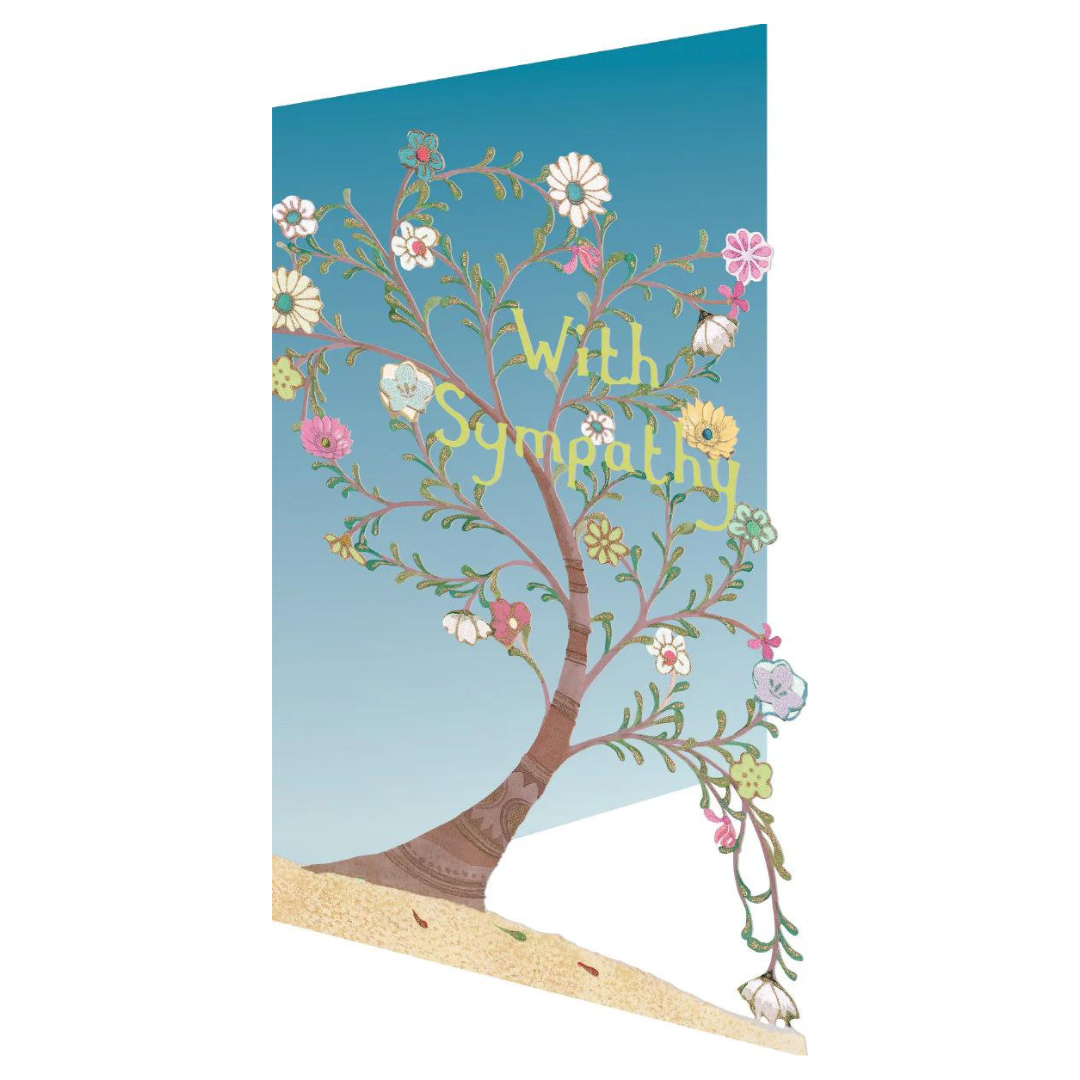 Fabulous Gifts Greeting Cards Roger La Borde Sympathy Tree Lasercut Card by Weirs of Baggot Street