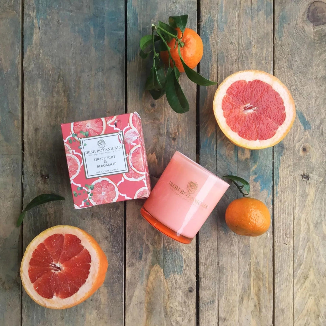 Fabulous Gifts Irish Botanicals Grapefruit & Bergamot Candle by Weirs of Baggot Street