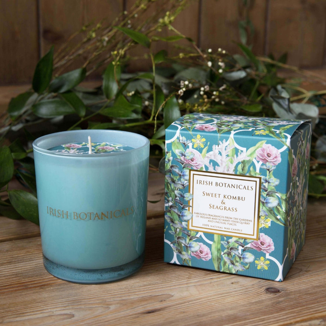 Fabulous Gifts Irish Botanicals Kombu And Irish Seagrass Candle by Weirs of Baggot Street