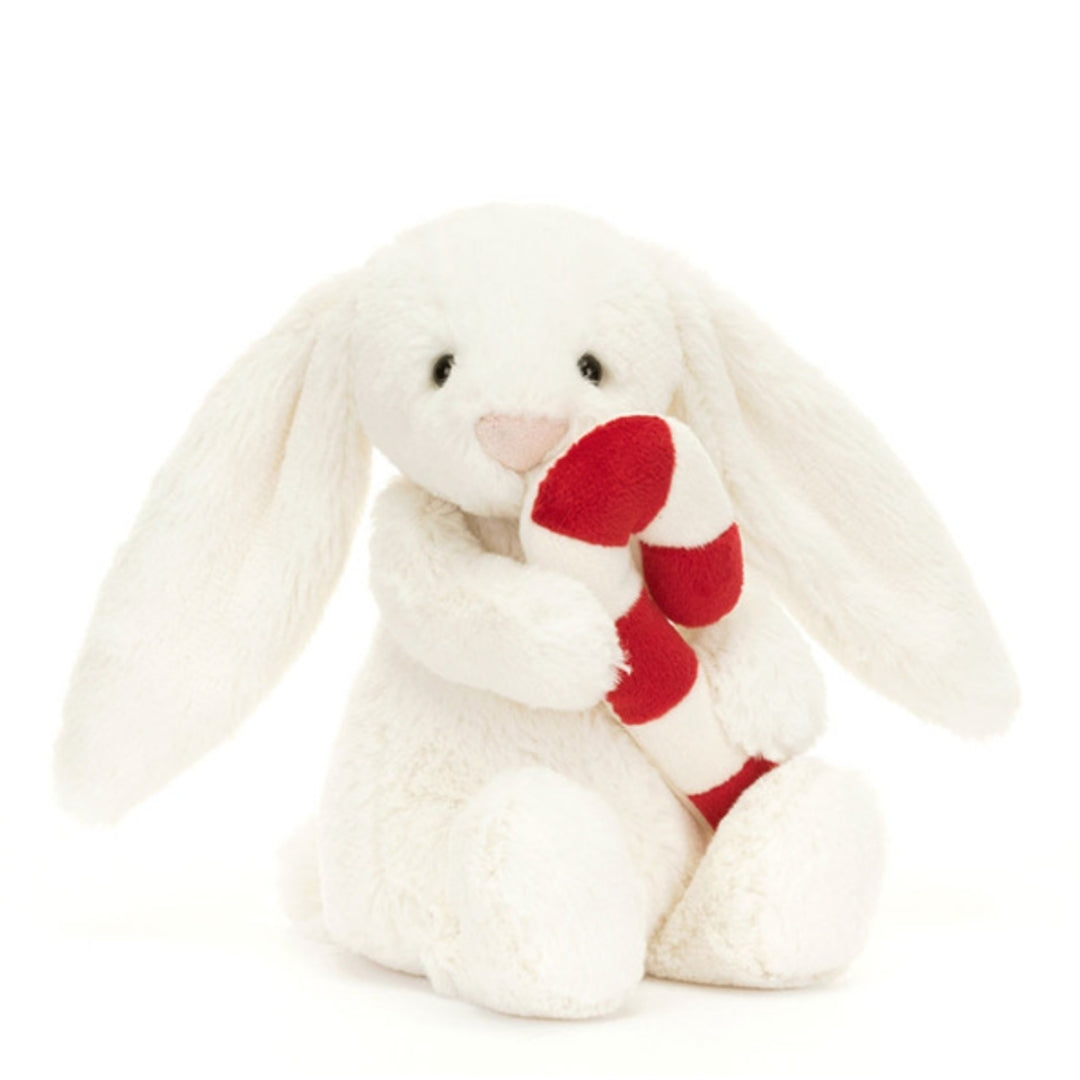 Fabulous Gifts Jellycat Bashful Bunny With Candy Cane  by Weirs of Baggot Street