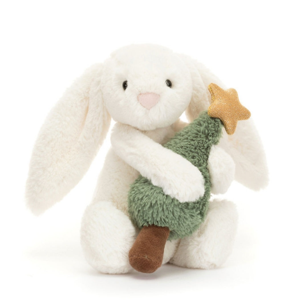 Fabulous Gifts Jellycat Bashful Bunny With Christmas Tree  by Weirs of Baggot Street