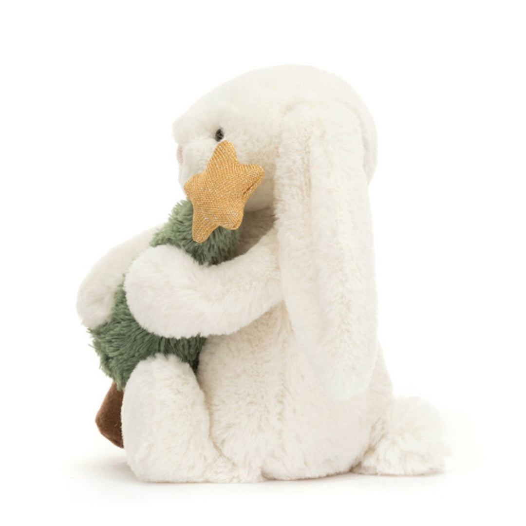 Fabulous Gifts Jellycat Bashful Bunny With Christmas Tree  by Weirs of Baggot Street