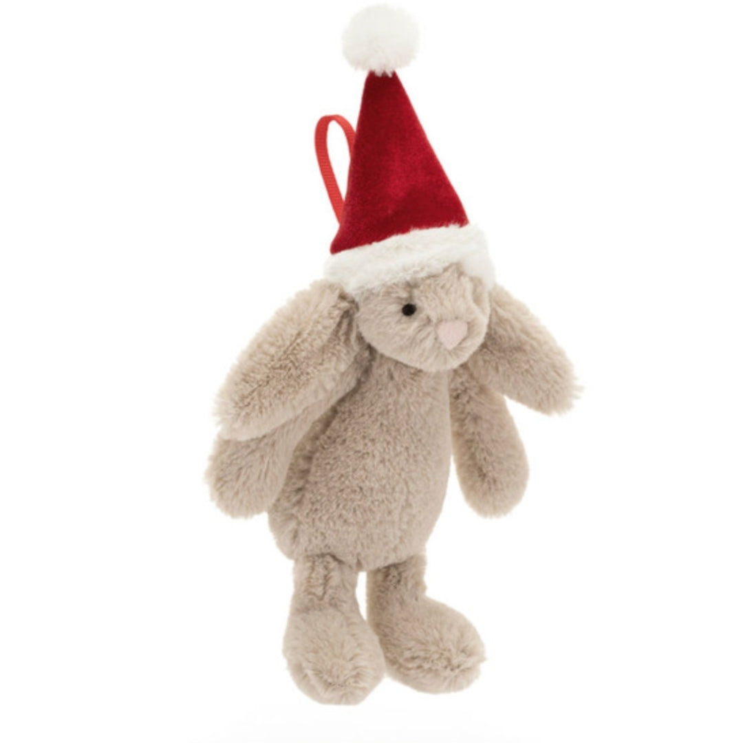 Fabulous Gifts Jellycat Bashful Christmas Bunny Decoration  by Weirs of Baggot Street