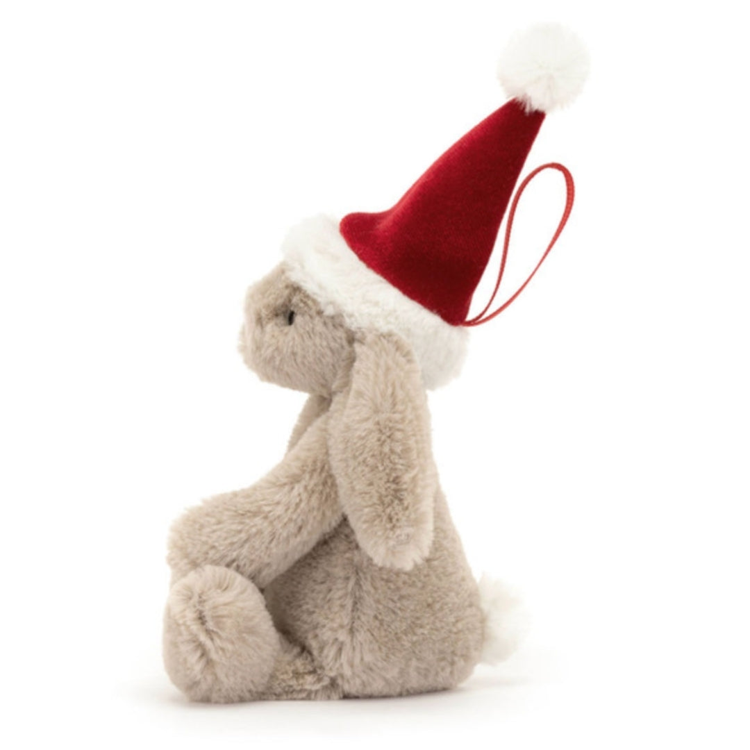 Fabulous Gifts Jellycat Bashful Christmas Bunny Decoration  by Weirs of Baggot Street