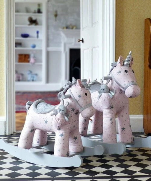 Fabulous Gifts Little Bird Told Me Celeste & Fae Rocking Unicorn Ride On Toy (9m+) by Weirs of Baggot Street