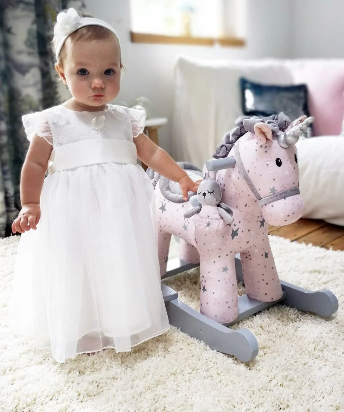 Fabulous Gifts Little Bird Told Me Celeste & Fae Rocking Unicorn Ride On Toy (9m+) by Weirs of Baggot Street