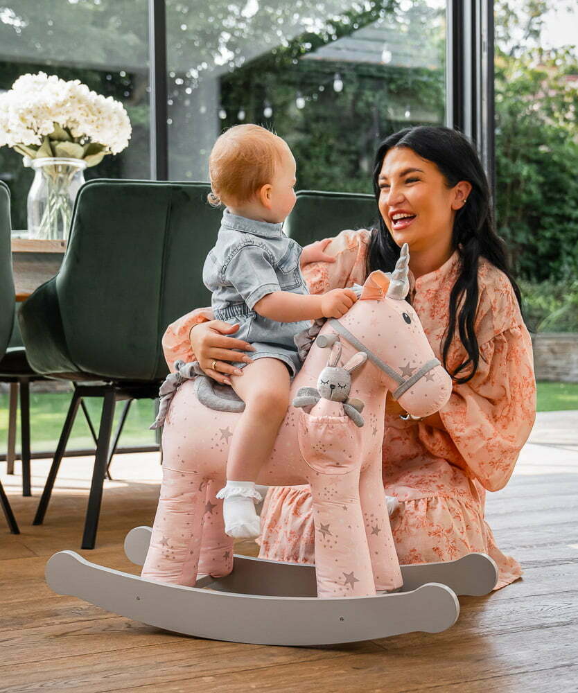 Fabulous Gifts Little Bird Told Me Celeste & Fae Rocking Unicorn Ride On Toy (9m+) by Weirs of Baggot Street