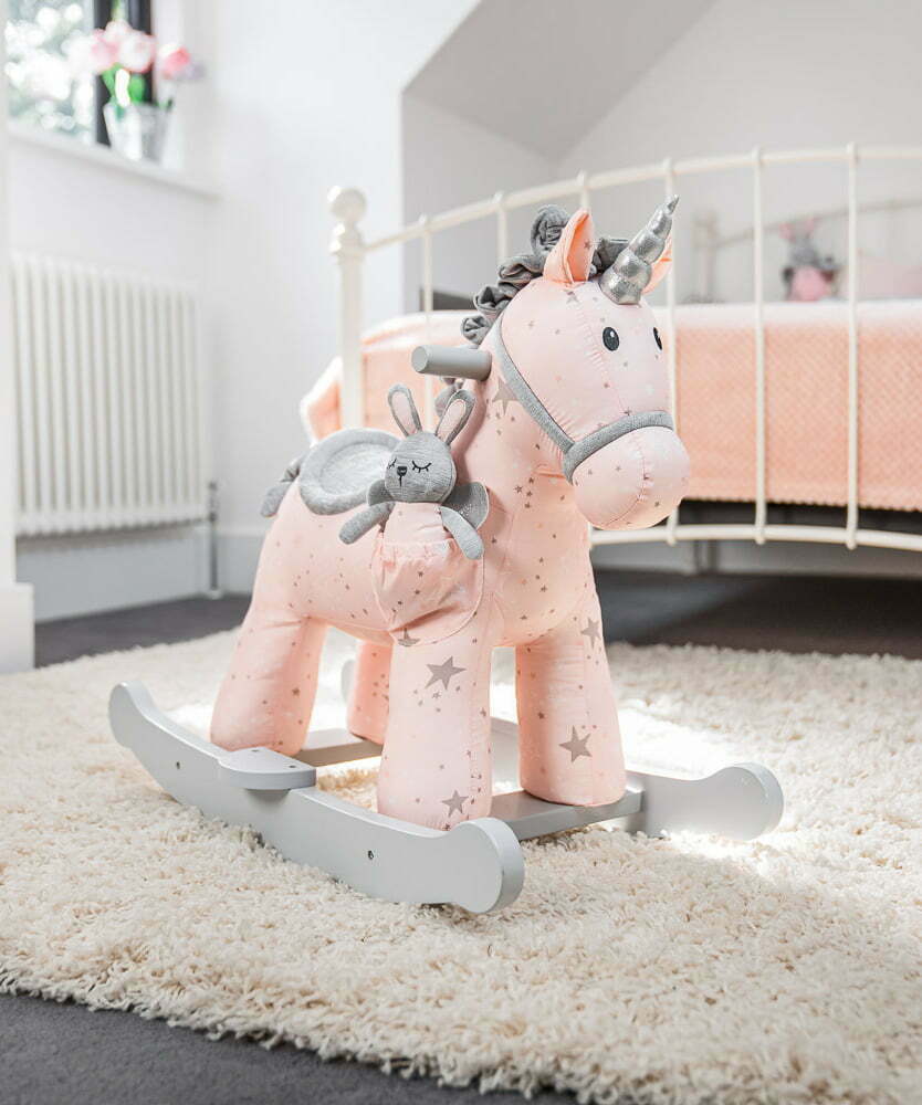 Fabulous Gifts Little Bird Told Me Celeste & Fae Rocking Unicorn Ride On Toy (9m+) by Weirs of Baggot Street