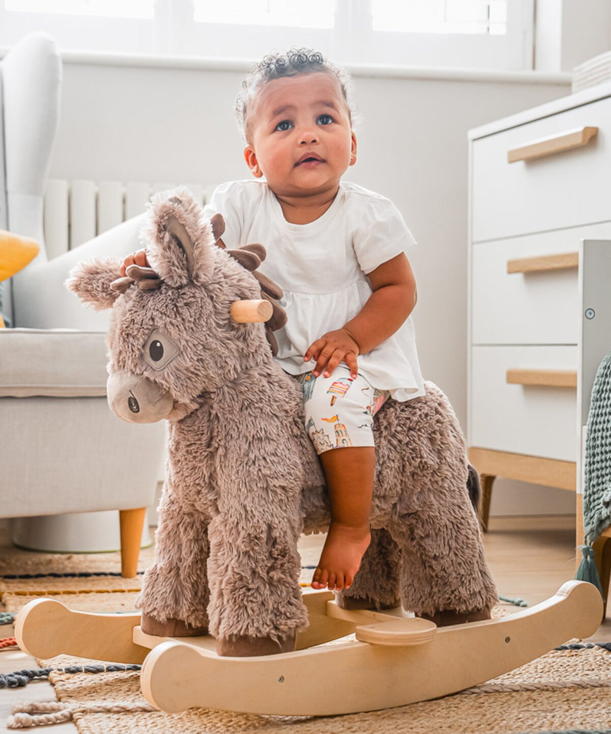 Fabulous Gifts Little Bird Told Me Norbert Rocking Donkey Ride On Toy (9m+) by Weirs of Baggot Street