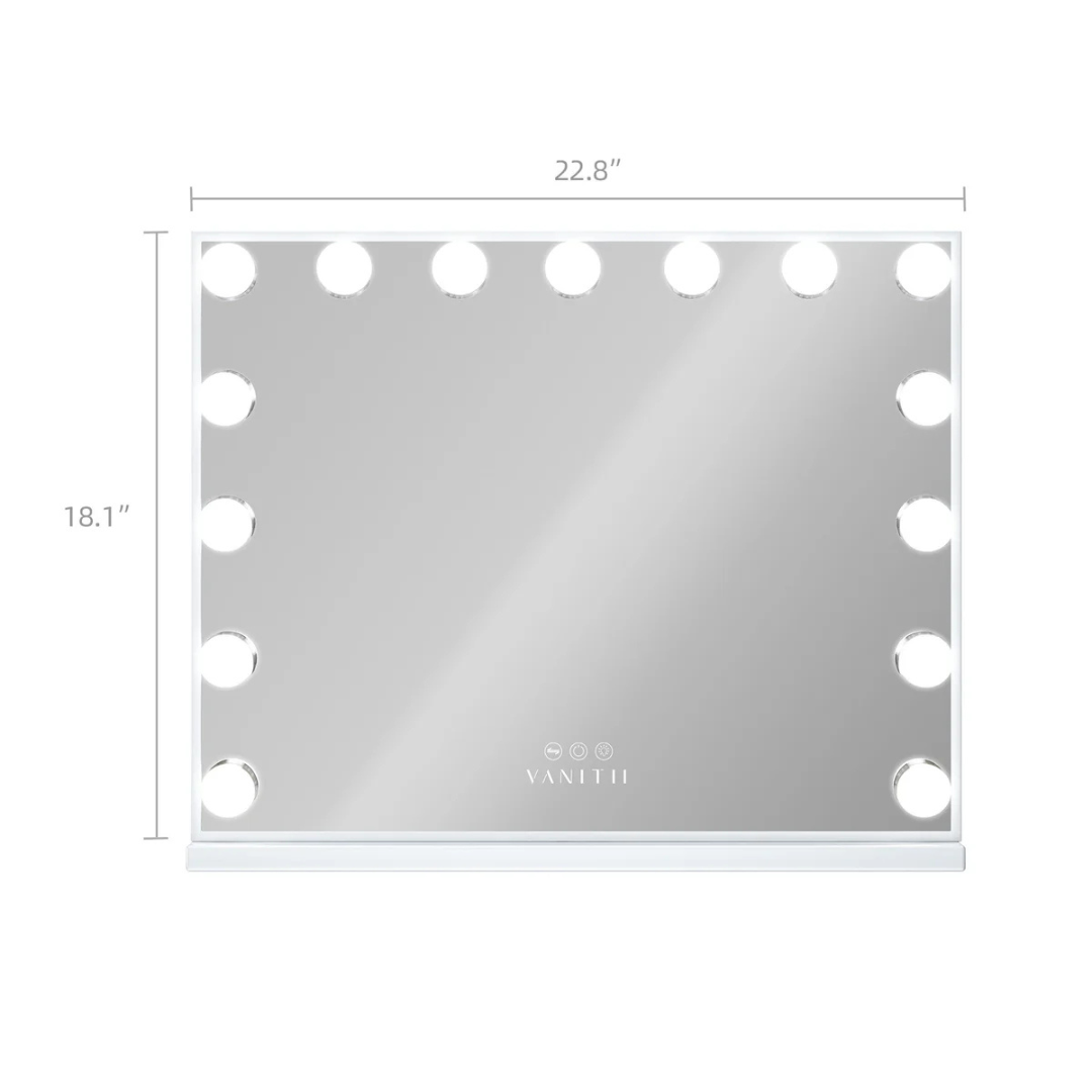 Fabulous Gifts Mary Hollywood Vanity Mirror XXL - 15 Dimmable LED Bulbs by Weirs of Baggot Street