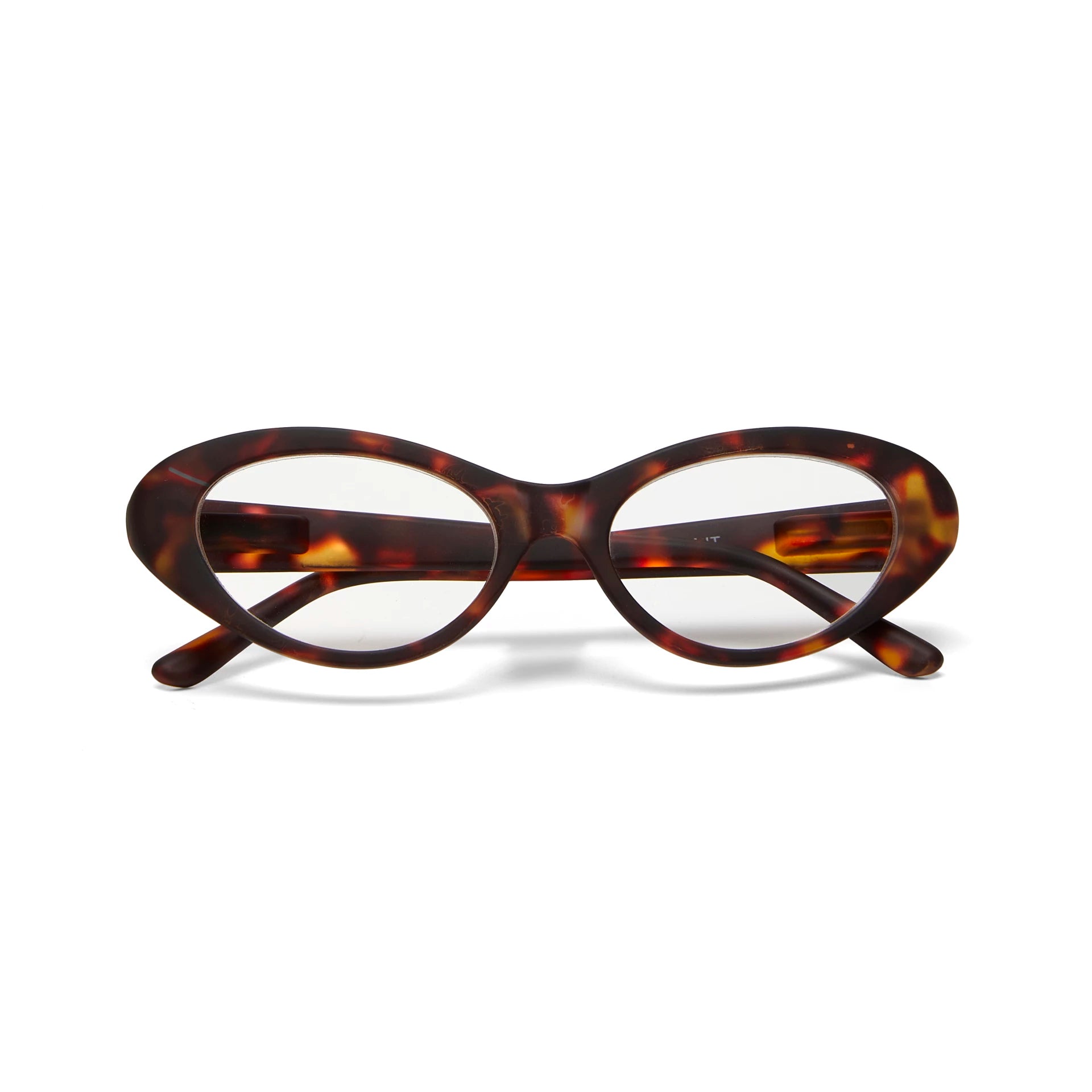 Fabulous Gifts Okkia Reading Glasses Lina Small Cat Eye Classic Havana 1.00 by Weirs of Baggot Street