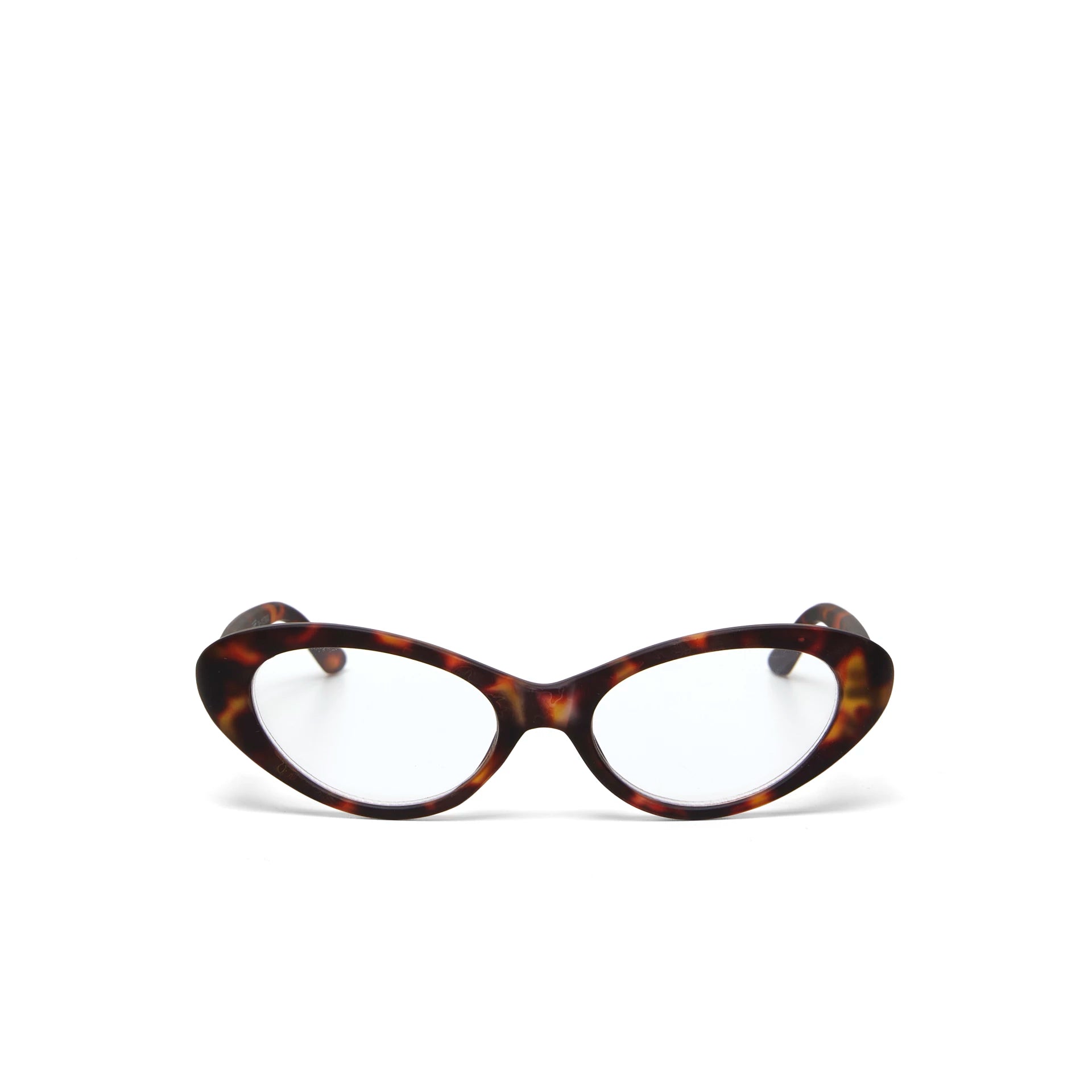 Fabulous Gifts Okkia Reading Glasses Lina Small Cat Eye Classic Havana 1.00 by Weirs of Baggot Street