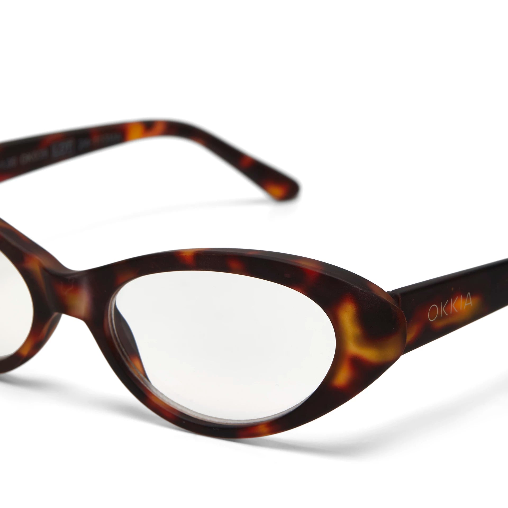 Fabulous Gifts Okkia Reading Glasses Lina Small Cat Eye Classic Havana 1.00 by Weirs of Baggot Street