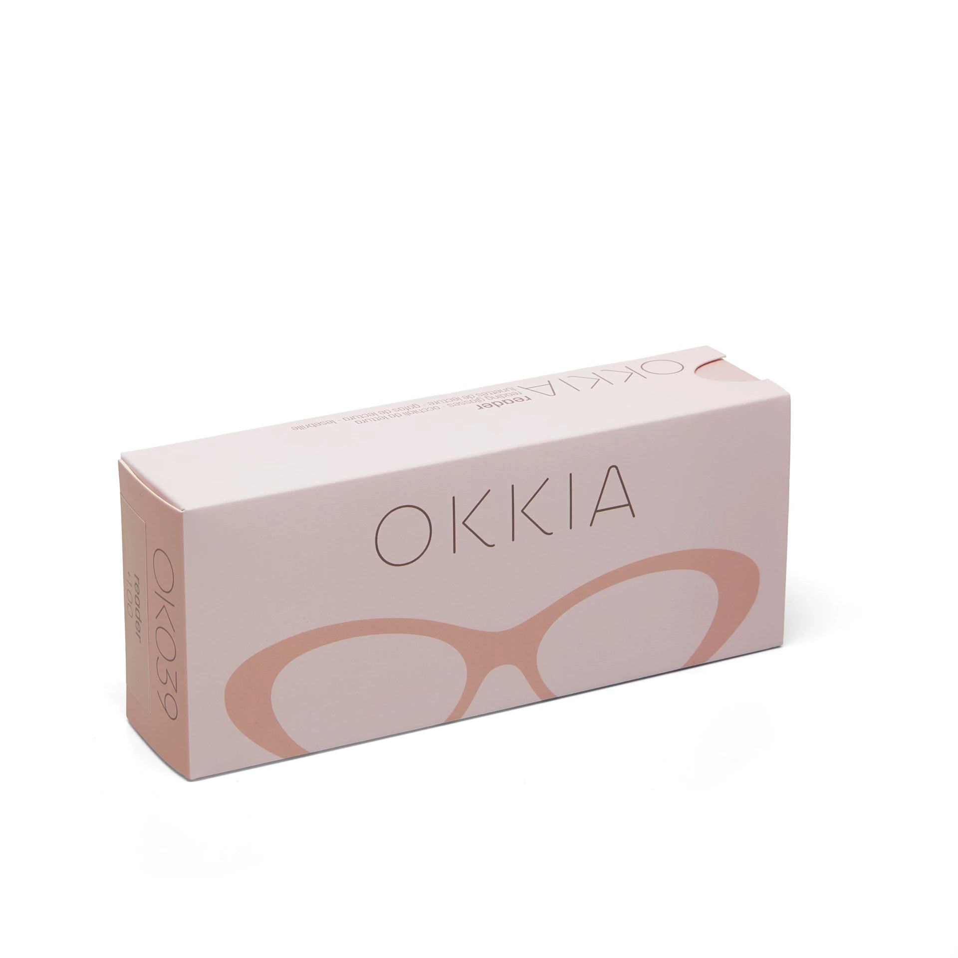 Fabulous Gifts Okkia Reading Glasses Lina Small Cat Eye Rose 1.50 by Weirs of Baggot Street