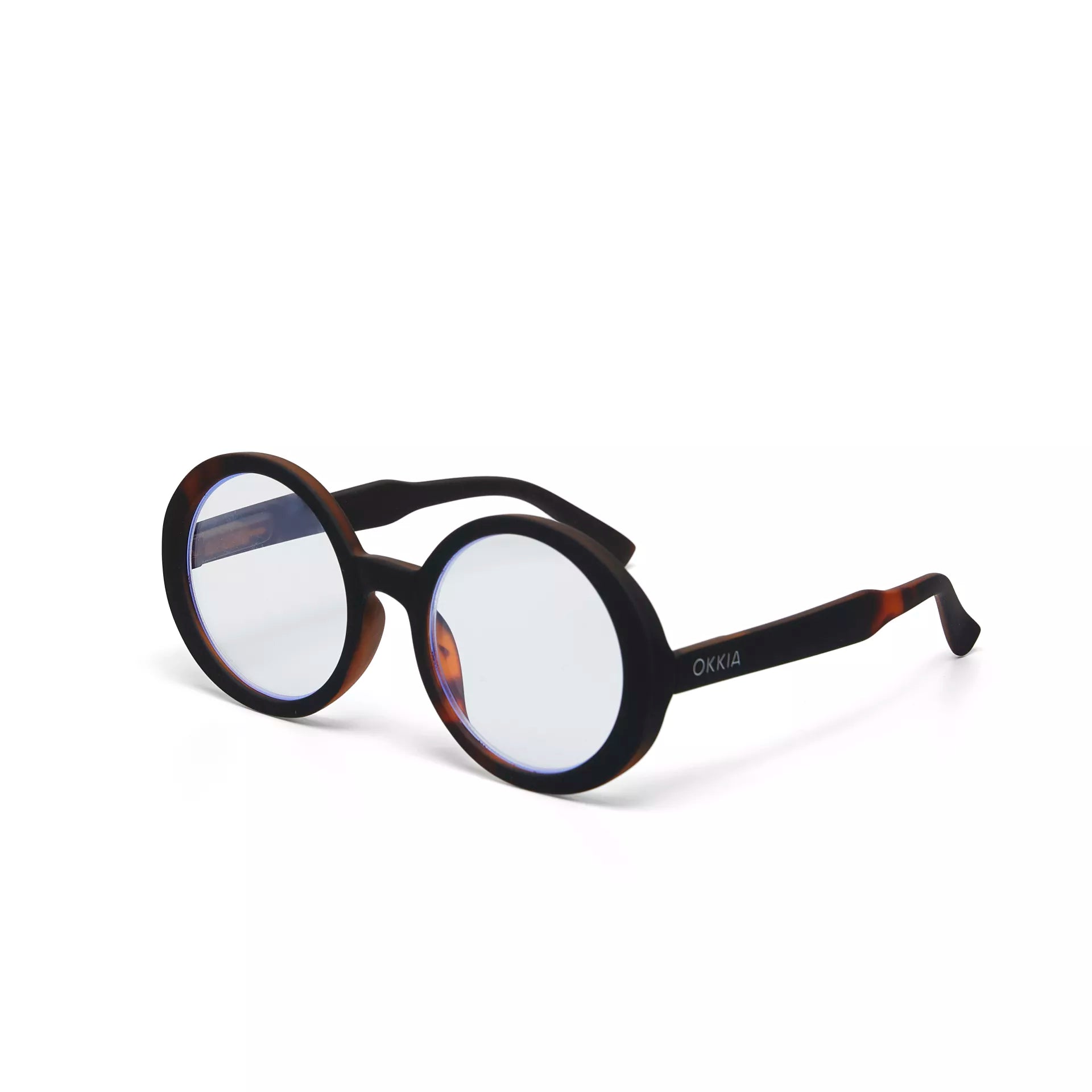 Fabulous Gifts Okkia Reading Glasses Tondo Black Havana 1.00 by Weirs of Baggot Street