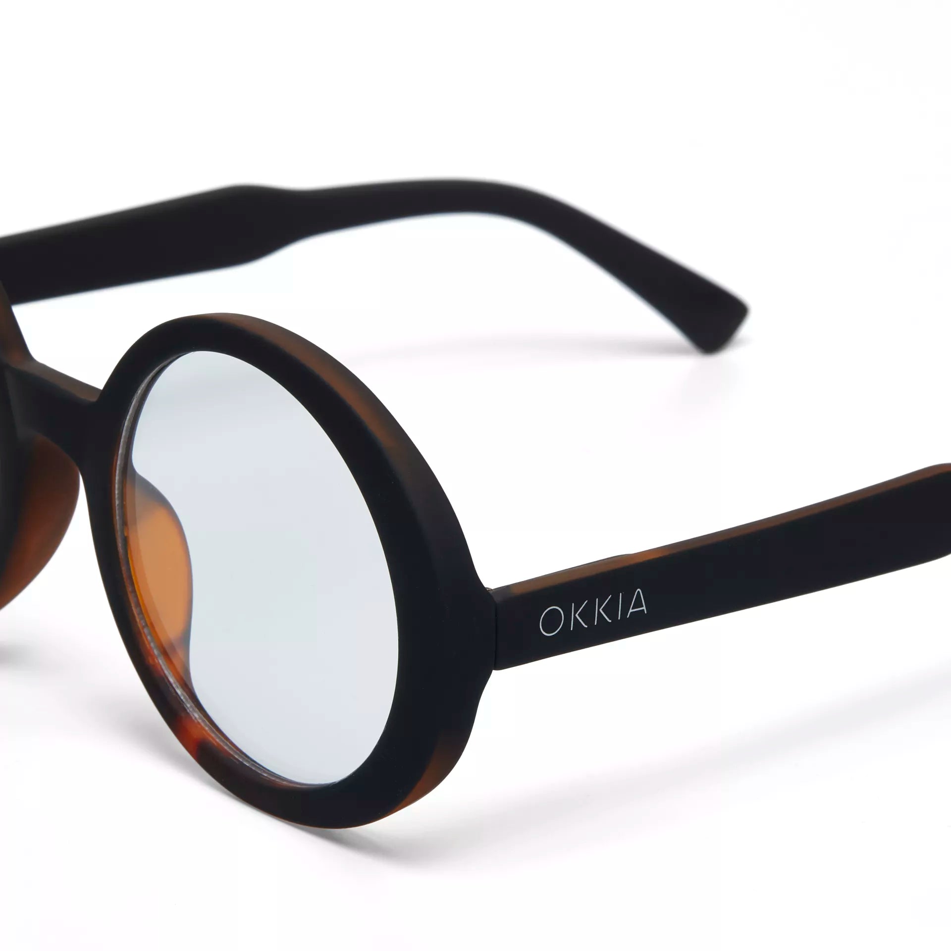 Fabulous Gifts Okkia Reading Glasses Tondo Black Havana 1.00 by Weirs of Baggot Street