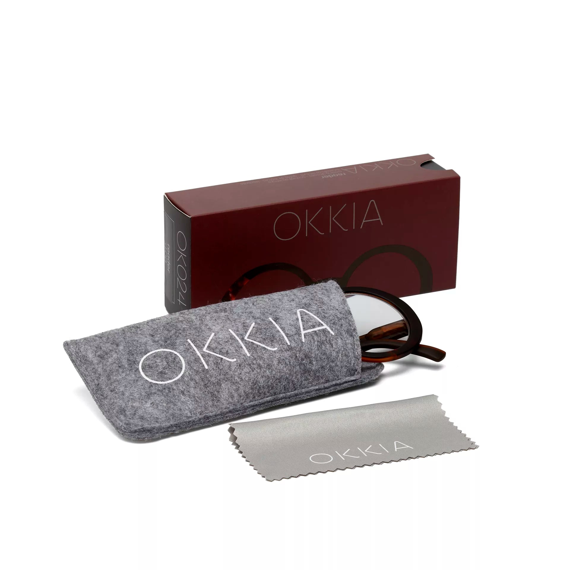 Fabulous Gifts Okkia Reading Glasses Tondo Black Havana 1.00 by Weirs of Baggot Street