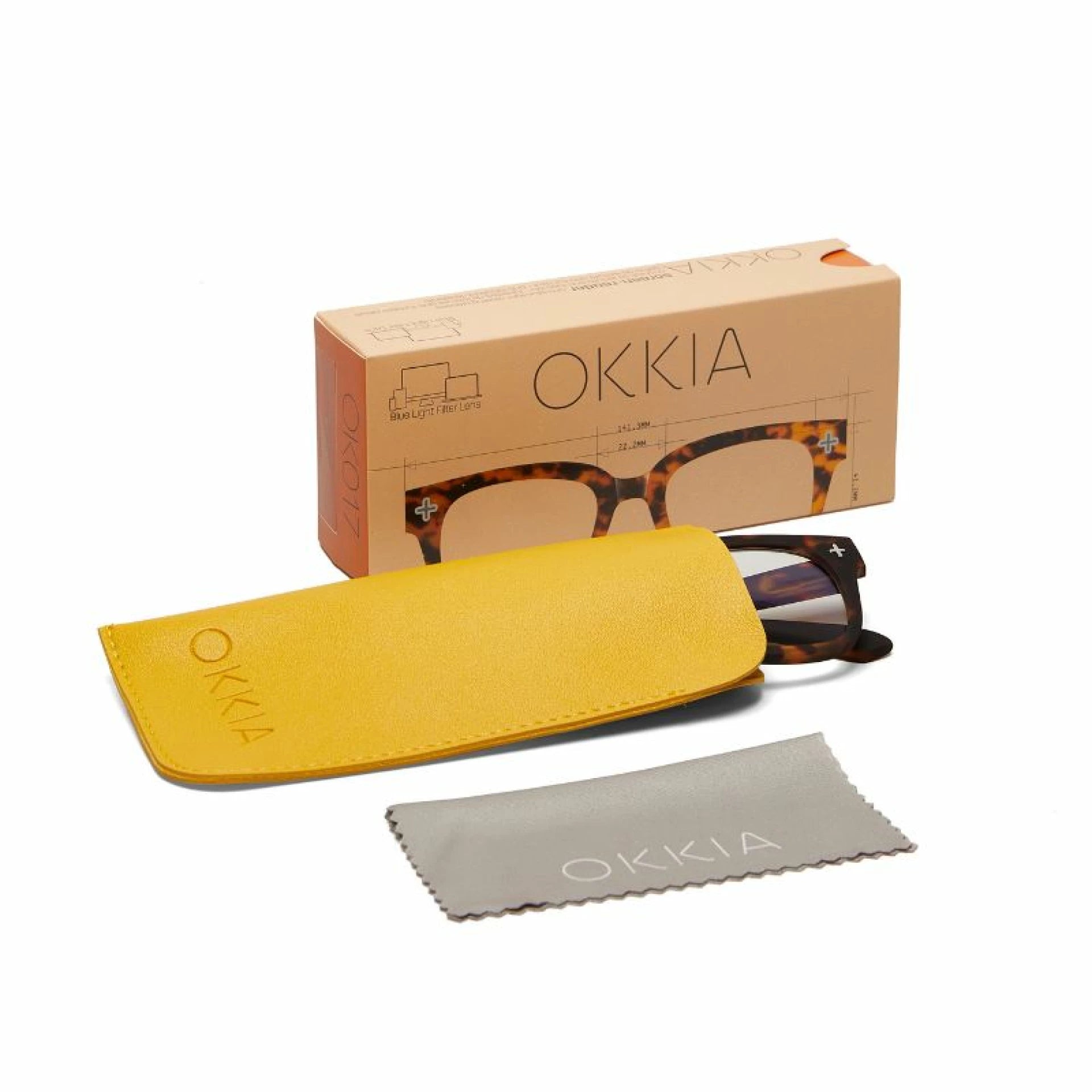 Fabulous Gifts Okkia Reading Glasses & Screen Protector Giovanni Classic Havana 1.50 by Weirs of Baggot Street