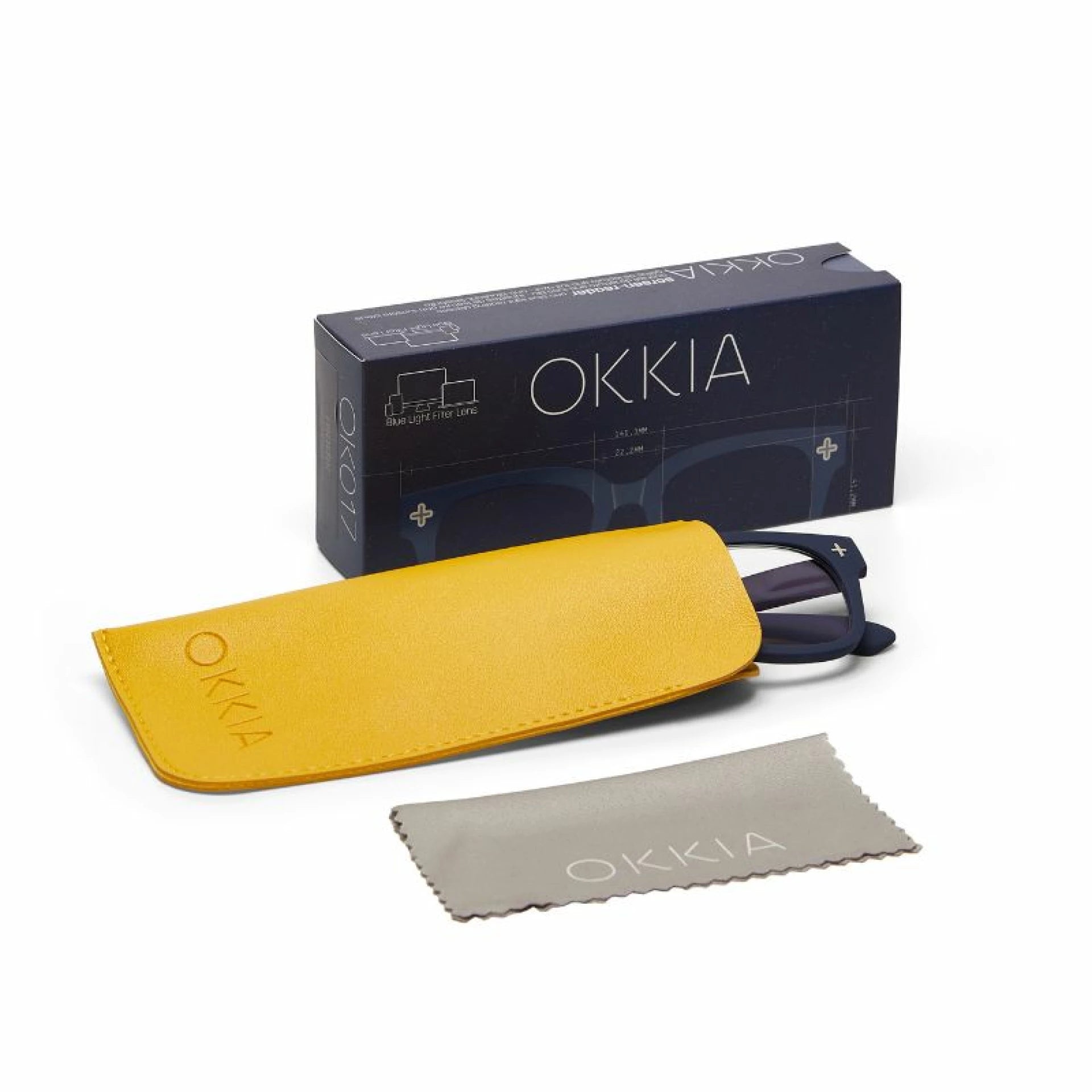 Fabulous Gifts Okkia Reading Glasses & Screen Protector Giovanni Midnight 1.50 by Weirs of Baggot Street