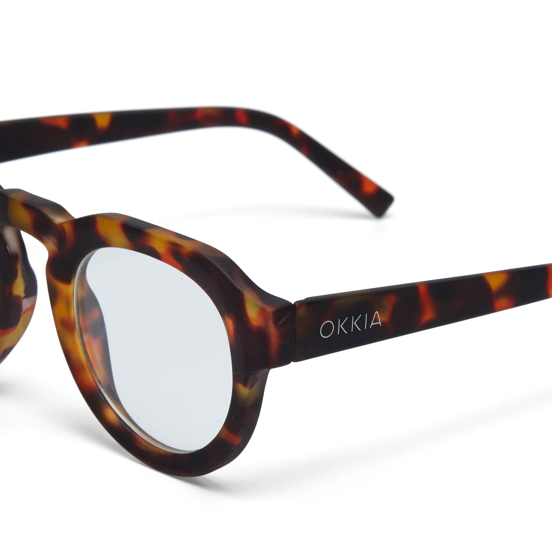 Fabulous Gifts Okkia Reading Glasses & Screen Protector Zeno Round Classic Havana 1.00 by Weirs of Baggot Street