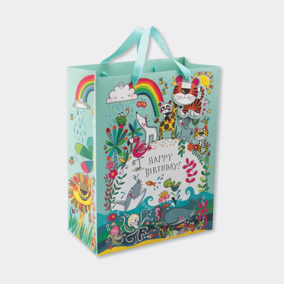 Fabulous Gifts Rachel Ellen Gift Bag Large - Birthday Animals by Weirs of Baggot Street