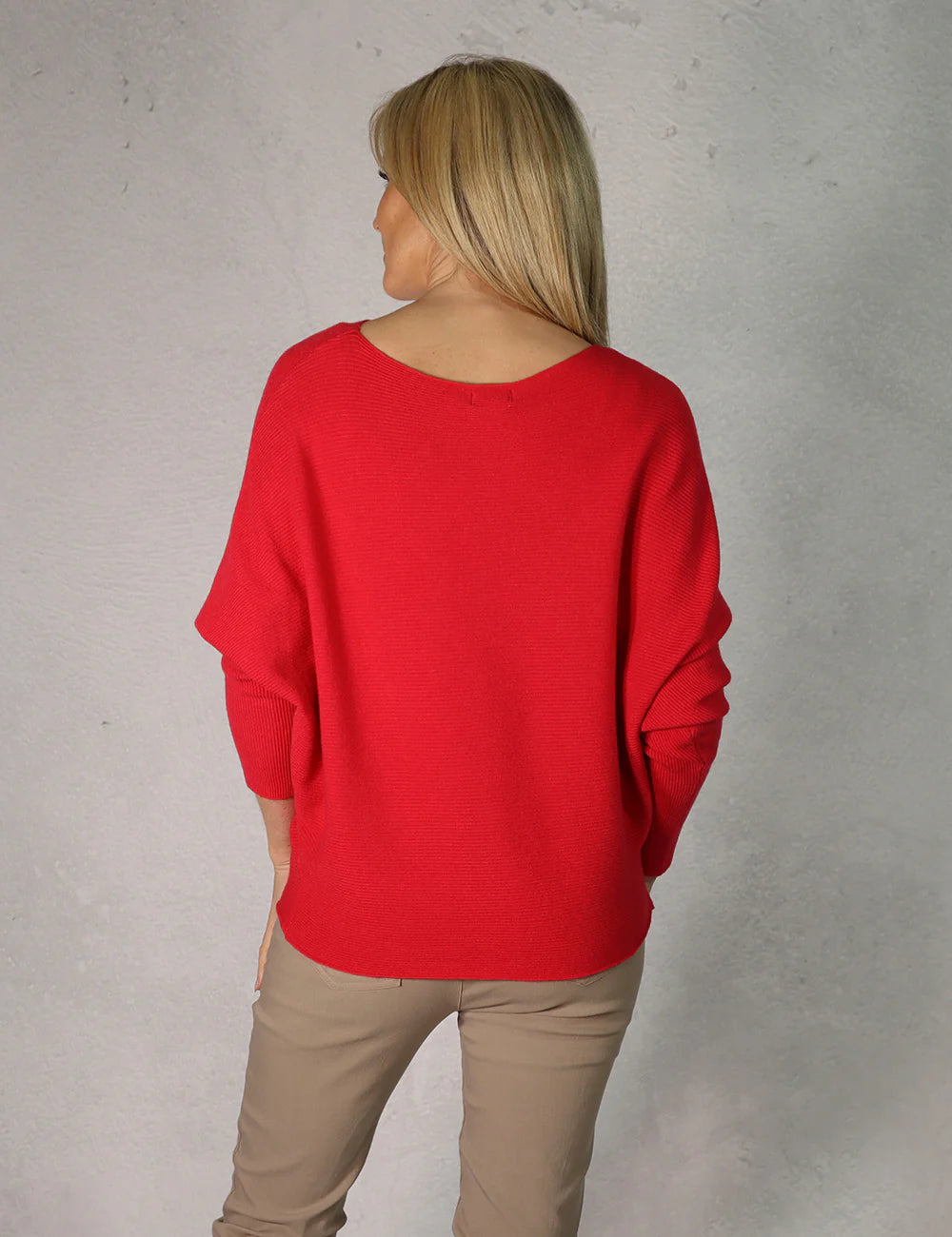 Fabulous Gifts Ribbed Batwing Knit Pink by Weirs of Baggot Street