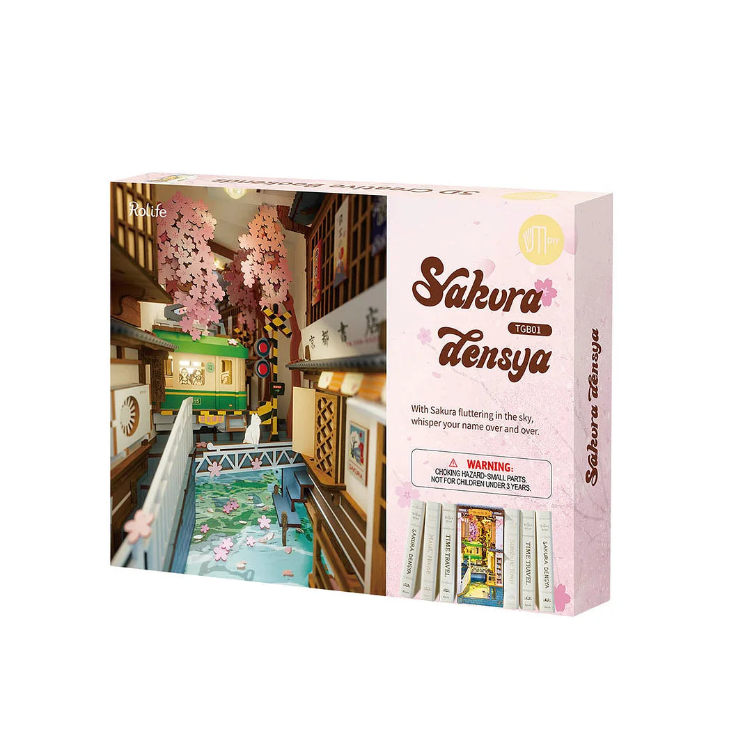 Fabulous Gifts Robotime Sakura Densya Book Nook by Weirs of Baggot Street