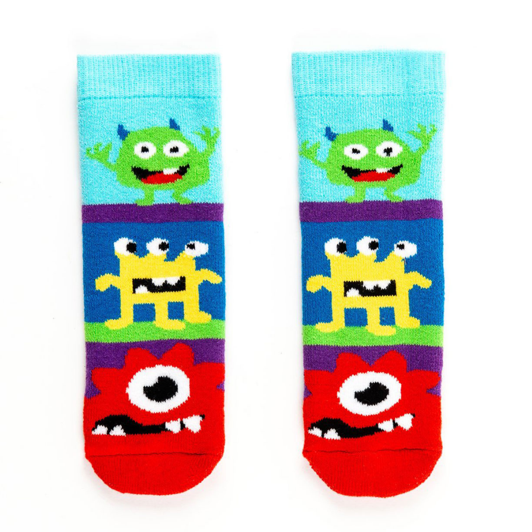 Fabulous Gifts Squelch Tots Socks Little Monsters Age 1-2 by Weirs of Baggot Street