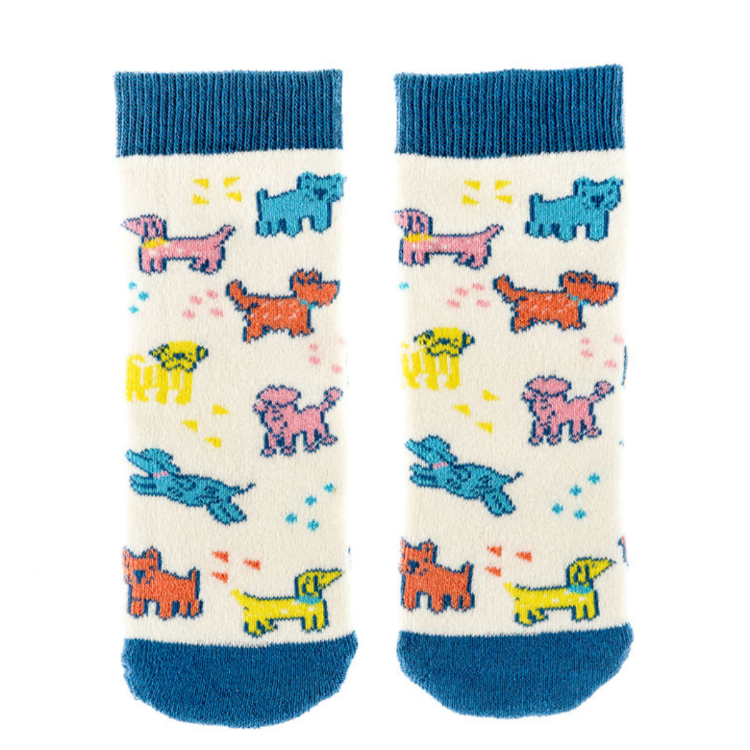 Fabulous Gifts Squelch Tots Socks Pastel Poodles Age 1-2 by Weirs of Baggot Street