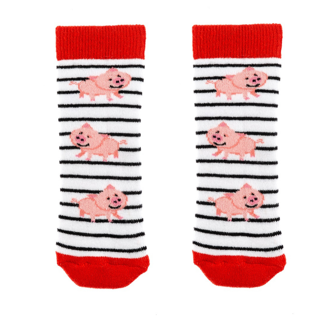 Fabulous Gifts Squelch Tots Socks Pigs Age 1-2 by Weirs of Baggot Street