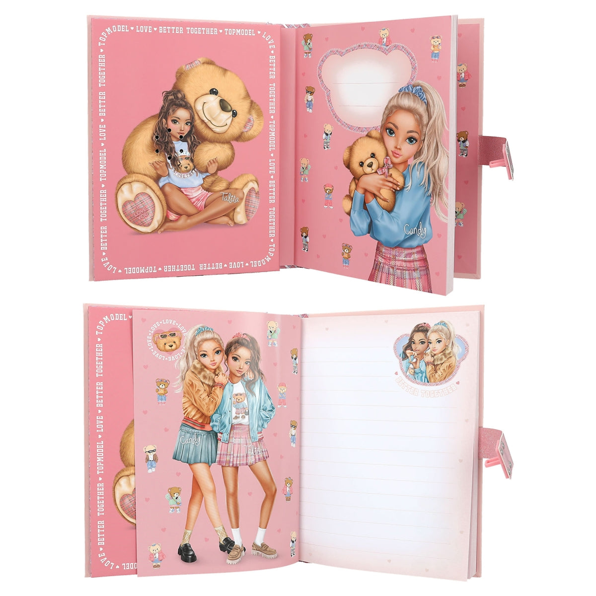 Fabulous Gifts TOPModel Diary With Code And Sound TEAM TEDDY by Weirs of Baggot Street