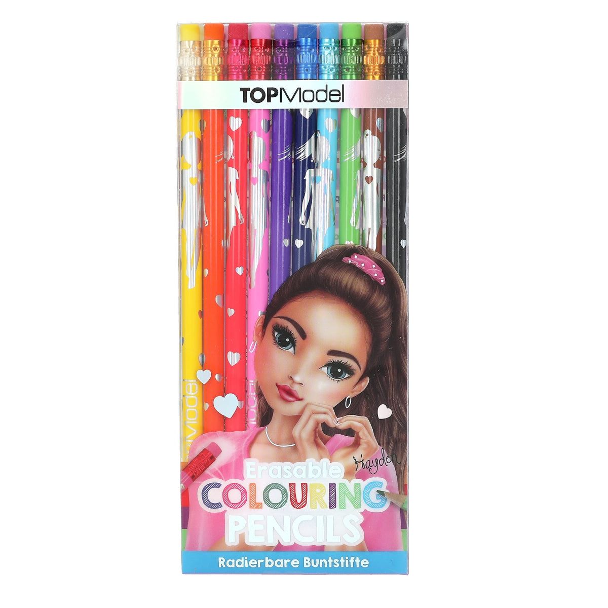 Fabulous Gifts TOPModel Erasable Colouring Pencils by Weirs of Baggot Street